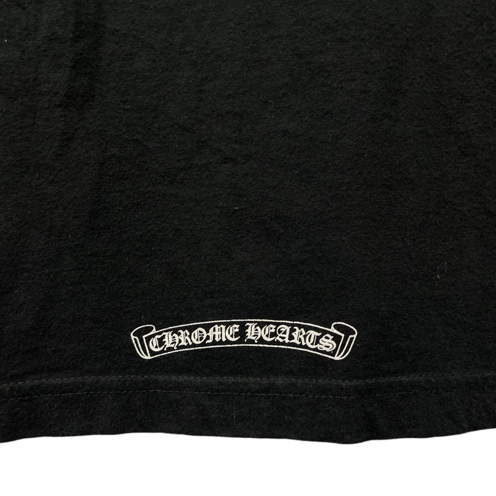 CHROME HEARTS Osaka Scroll Label Logo Tee Size M