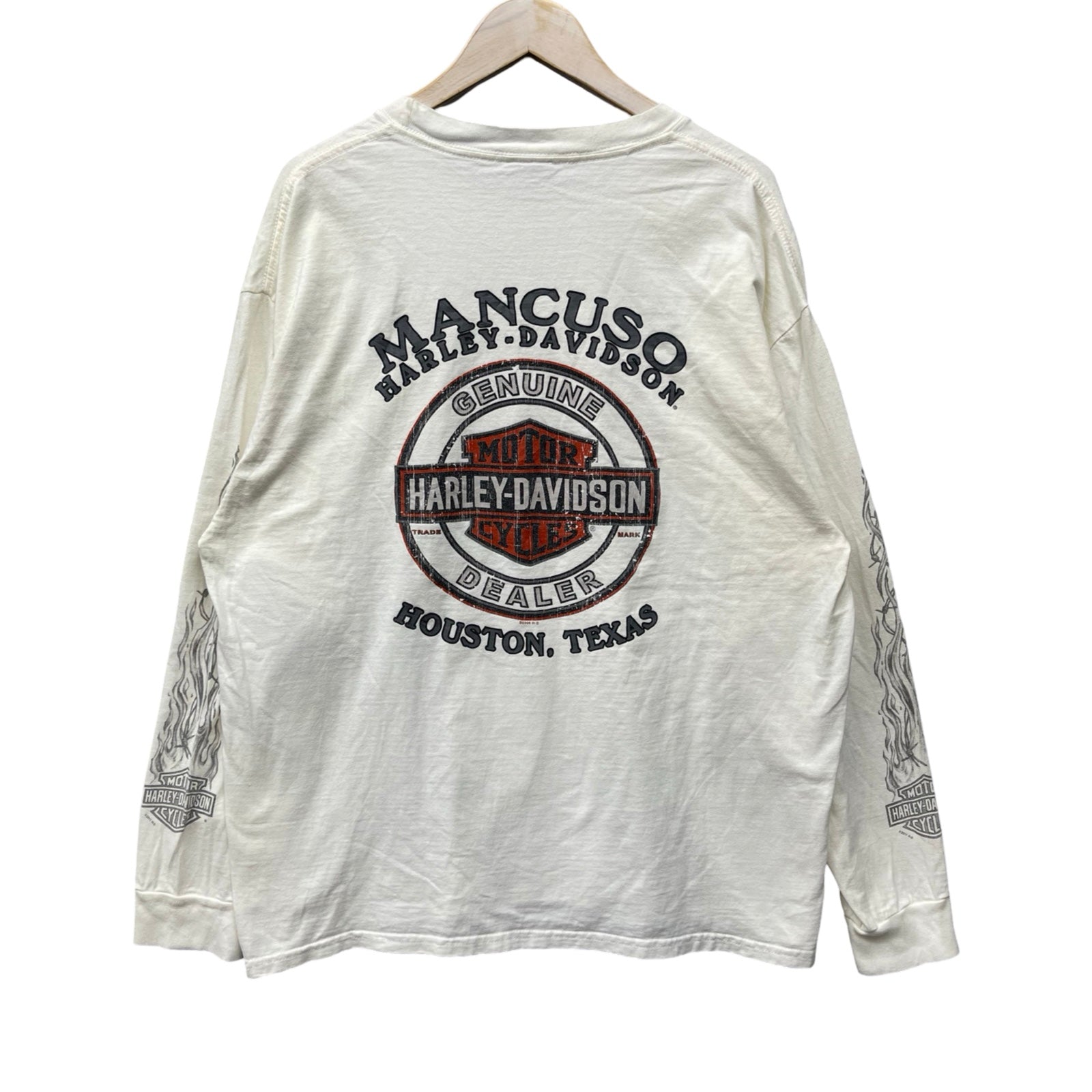Vintage 00's Harley-Davidson "MANCUSO" GENUINE EAGLE 2006 L/S Tee
