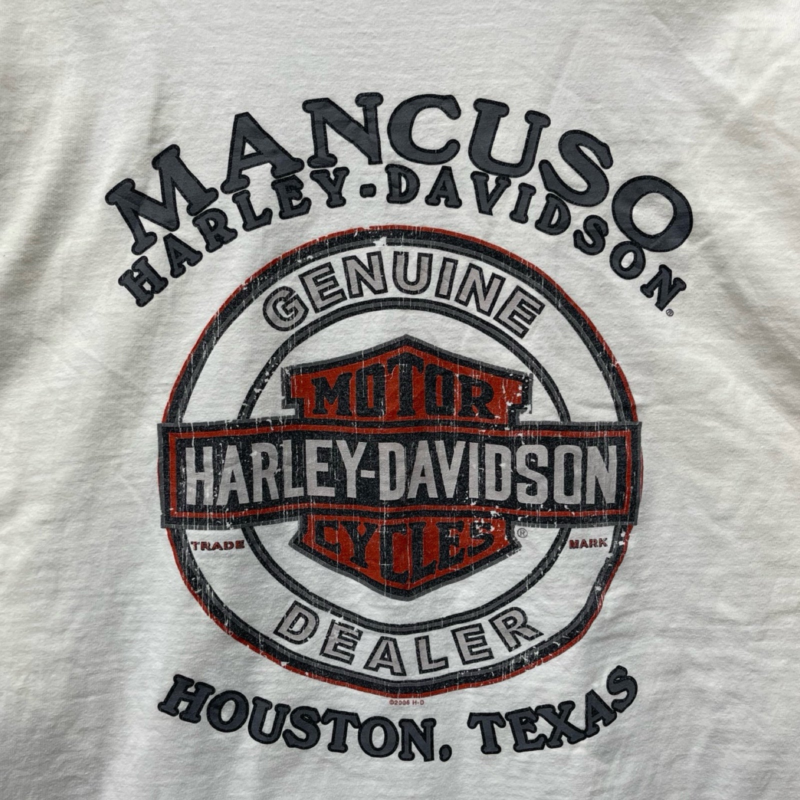 Vintage 00's Harley-Davidson "MANCUSO" GENUINE EAGLE 2006 L/S Tee