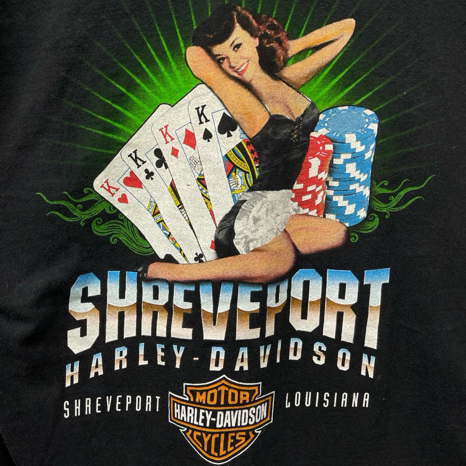 Vintage 00's Harley-Davidson "FORGED IN STEEL" 2009 L/S Tee Size M
