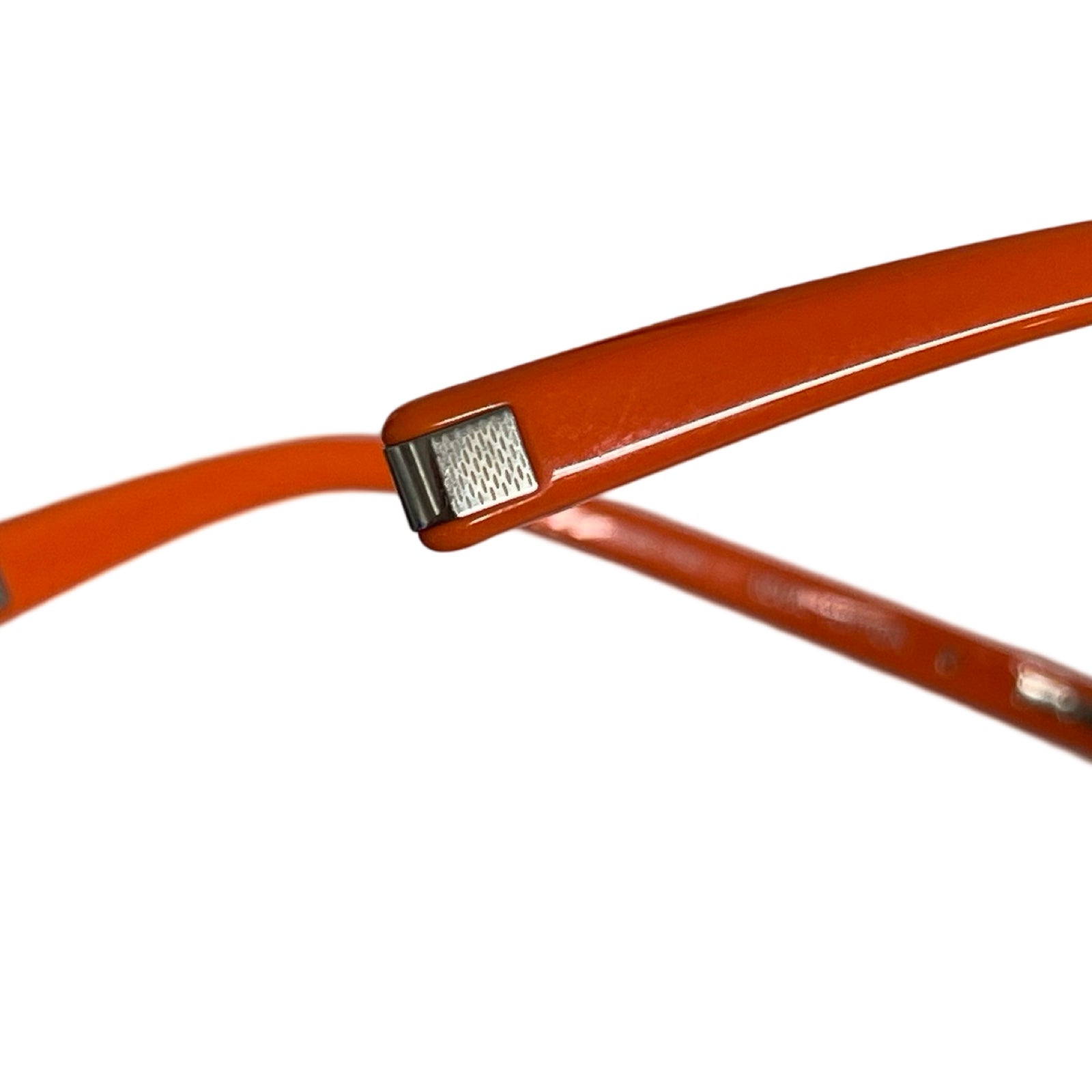 LOUIS VUITTON Plastic Orange White Sunglasses Z0525E 56□16 J0113