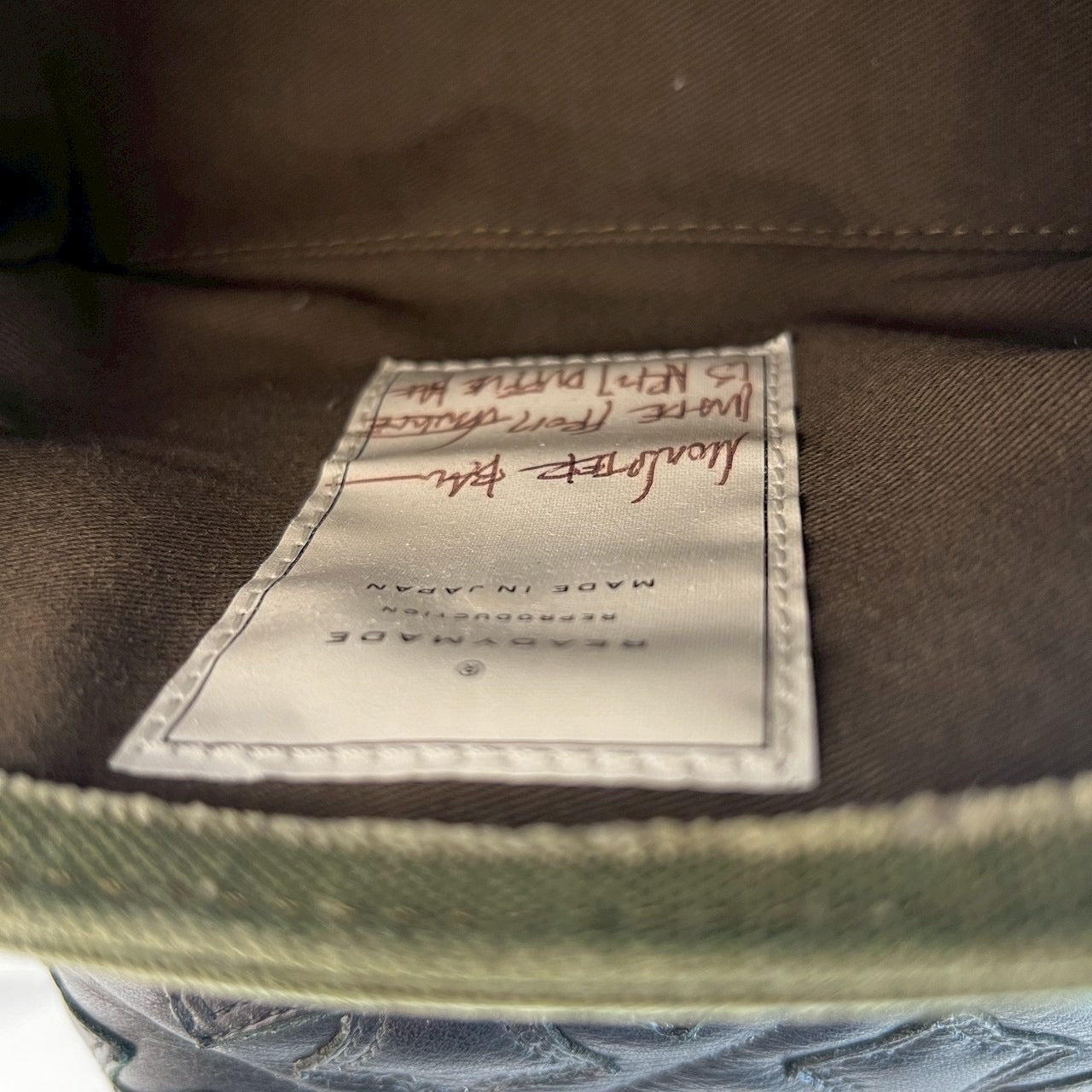 READY MADE × Dr.Woo MONSTER 2021AW Denim Shoulder Bag レディメイド×ドクター・ウー モンスター デニムショルダーバッグ