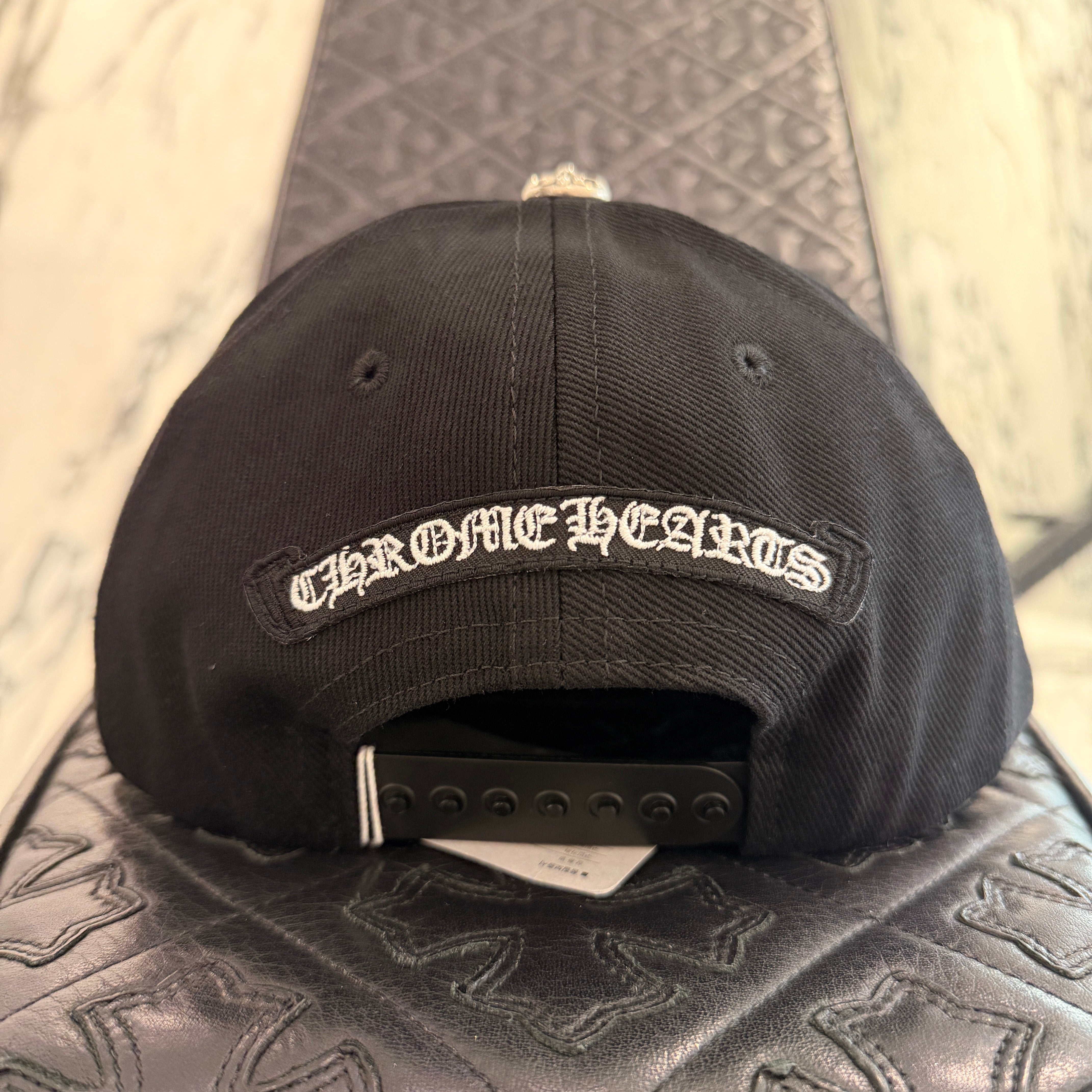 CHROME HEARTS Dagger Denim Baseball Cap Size ONE SIZE (51-61) クロムハーツ ダガーデニム ベースボースキャップ サイズONE SIZE (51-61)