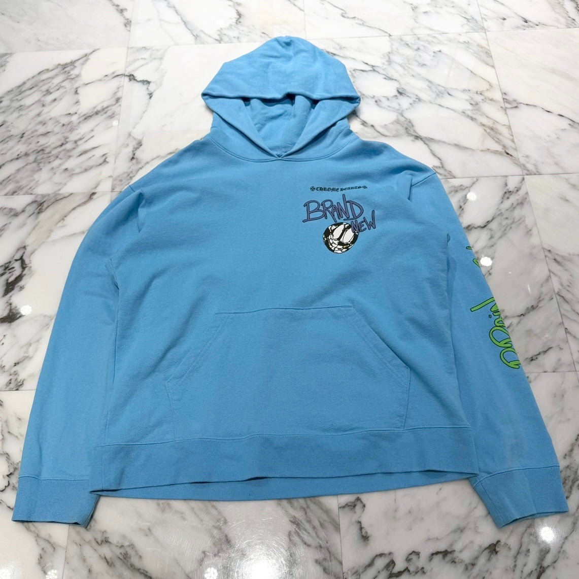 CHROME HEARTS × MATTY BOY 2024SS BRAIN NEW Pullover Hoodie Size XL クロムハーツ×マッティボーイ ブレインニュー プルオーバーフーディ サイズXL