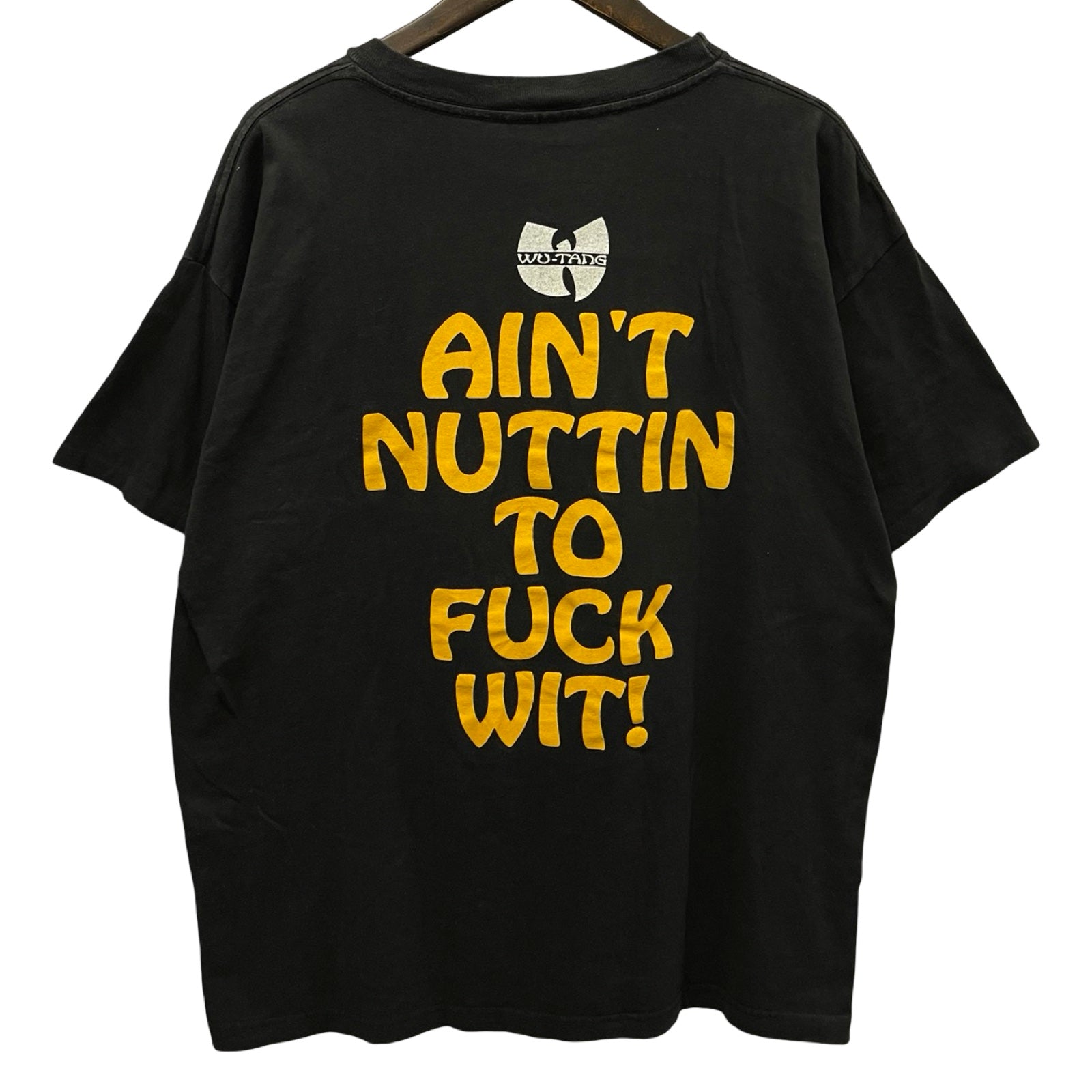 Vintage 00's Wu-Tang Clan "AIN'T NUTTIN TO FUCK WIT!" S/S Tee Size XL