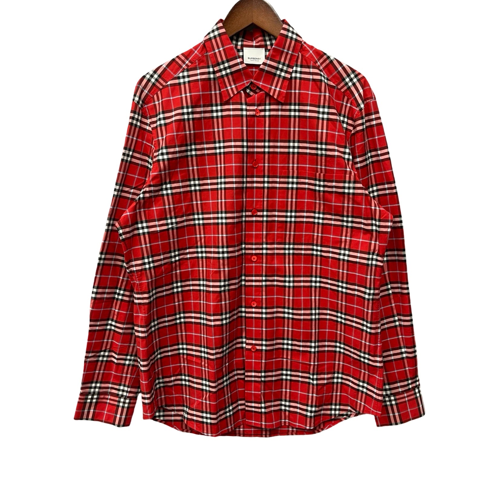 BURBERRY Capewell Check Shirt 8073493 Size L