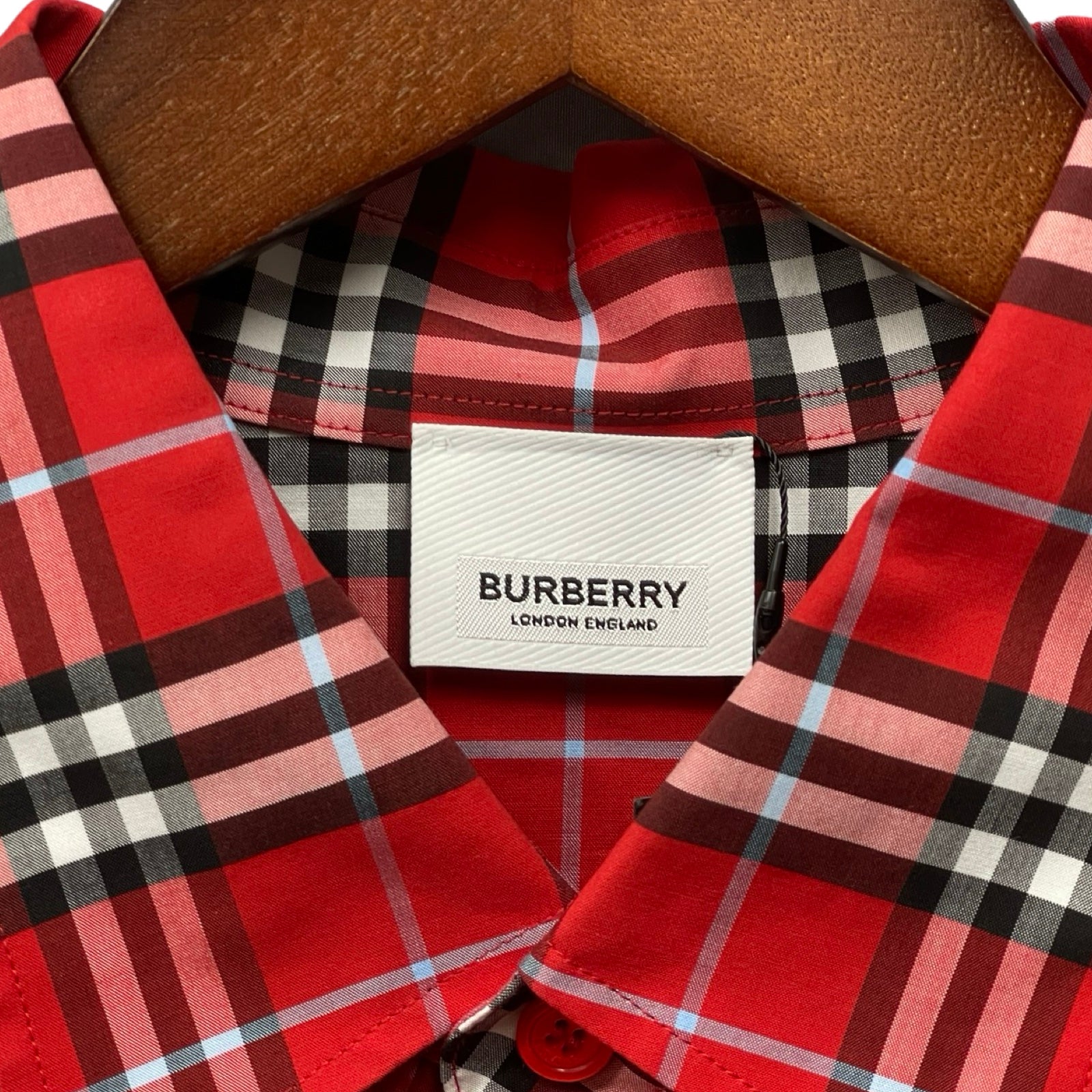 BURBERRY Capewell Check Shirt 8073493 Size L