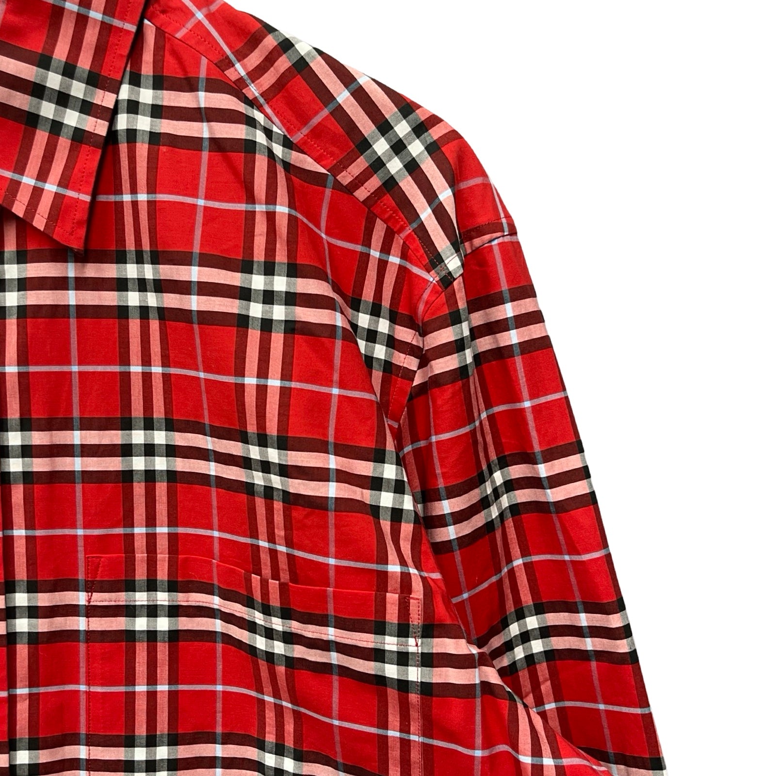 BURBERRY Capewell Check Shirt 8073493 Size L