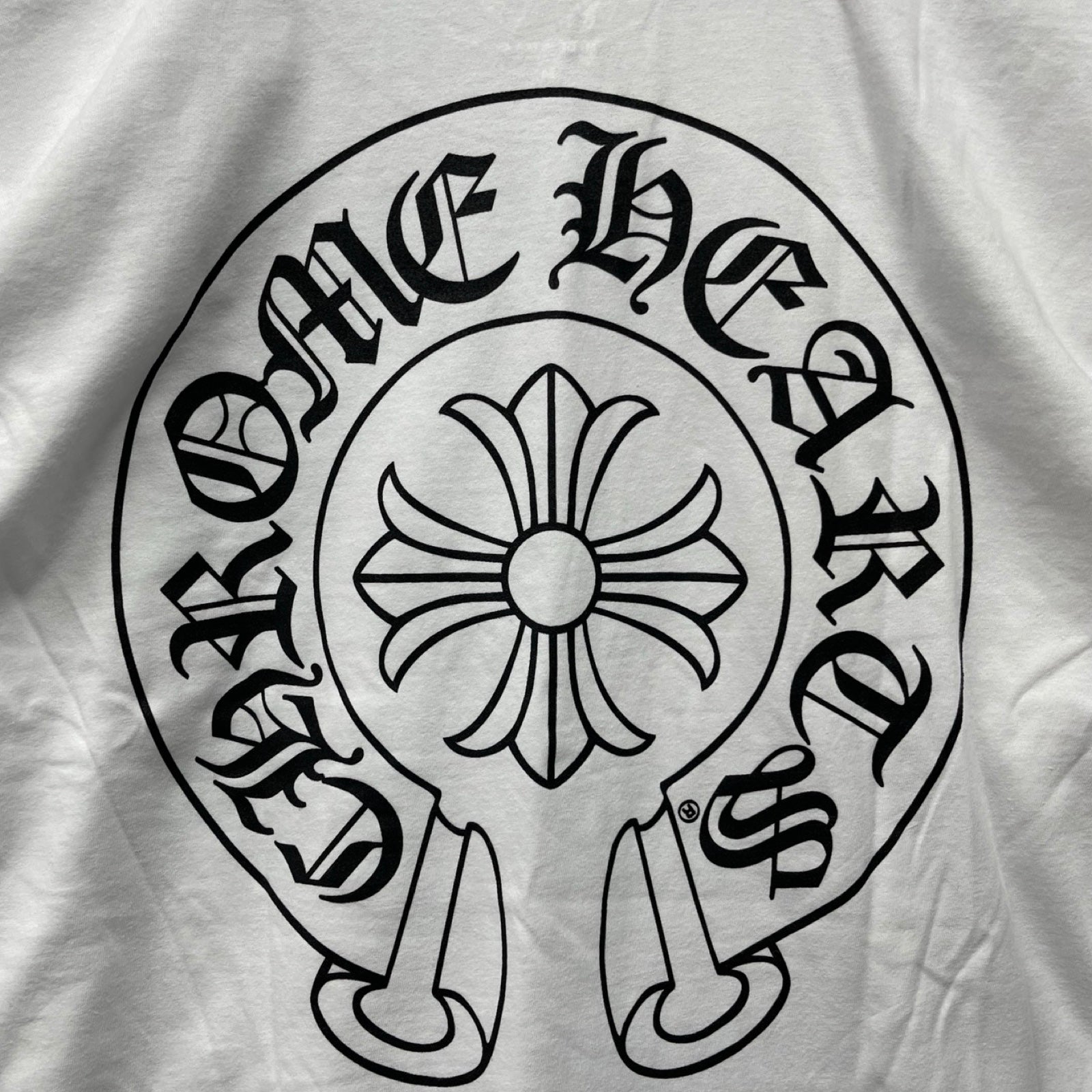 CHROME HEARTS Back Horseshoe Tee Size XL