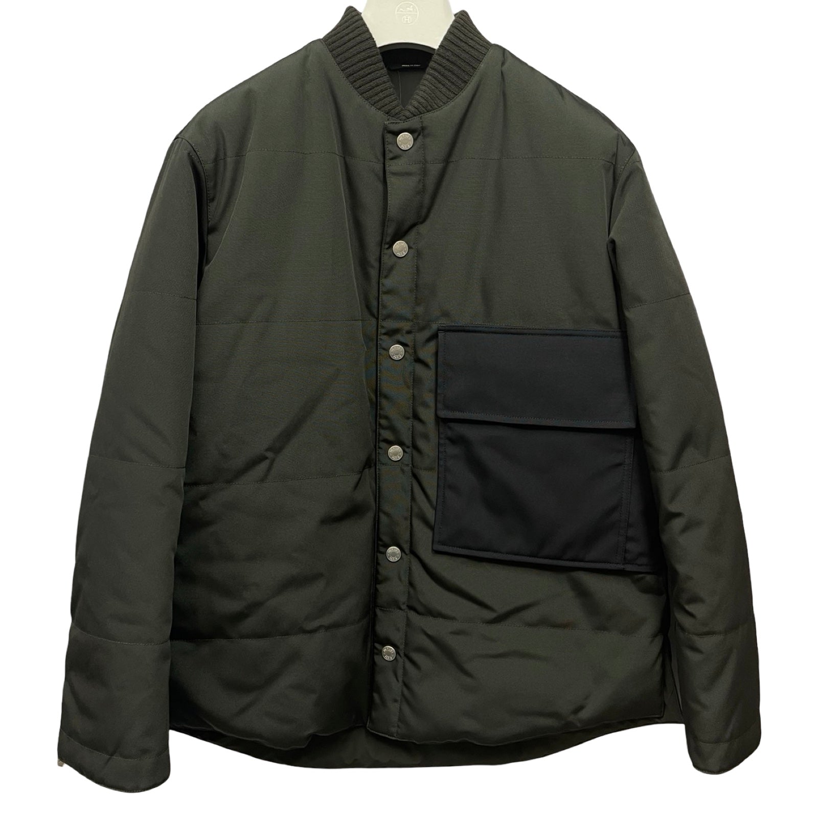 HERMES 2024AW Overshirt "Rectoverso" H462780HI Size 50