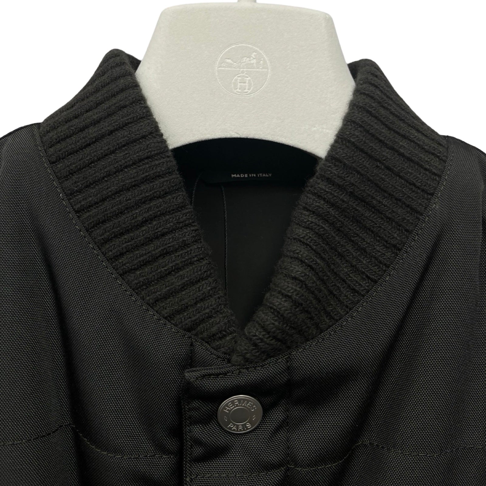 HERMES 2024AW Overshirt "Rectoverso" H462780HI Size 50