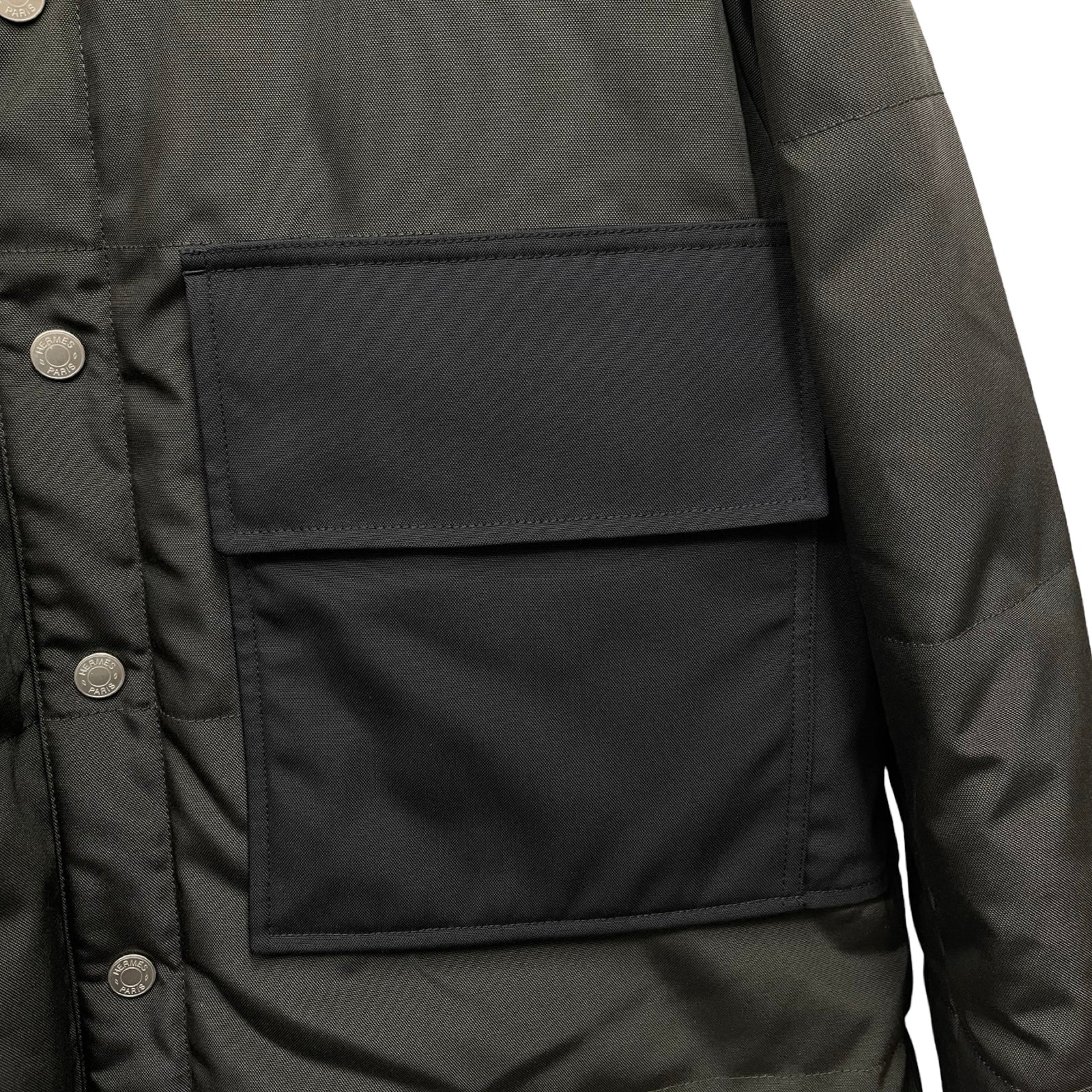 HERMES 2024AW Overshirt "Rectoverso" H462780HI Size 50