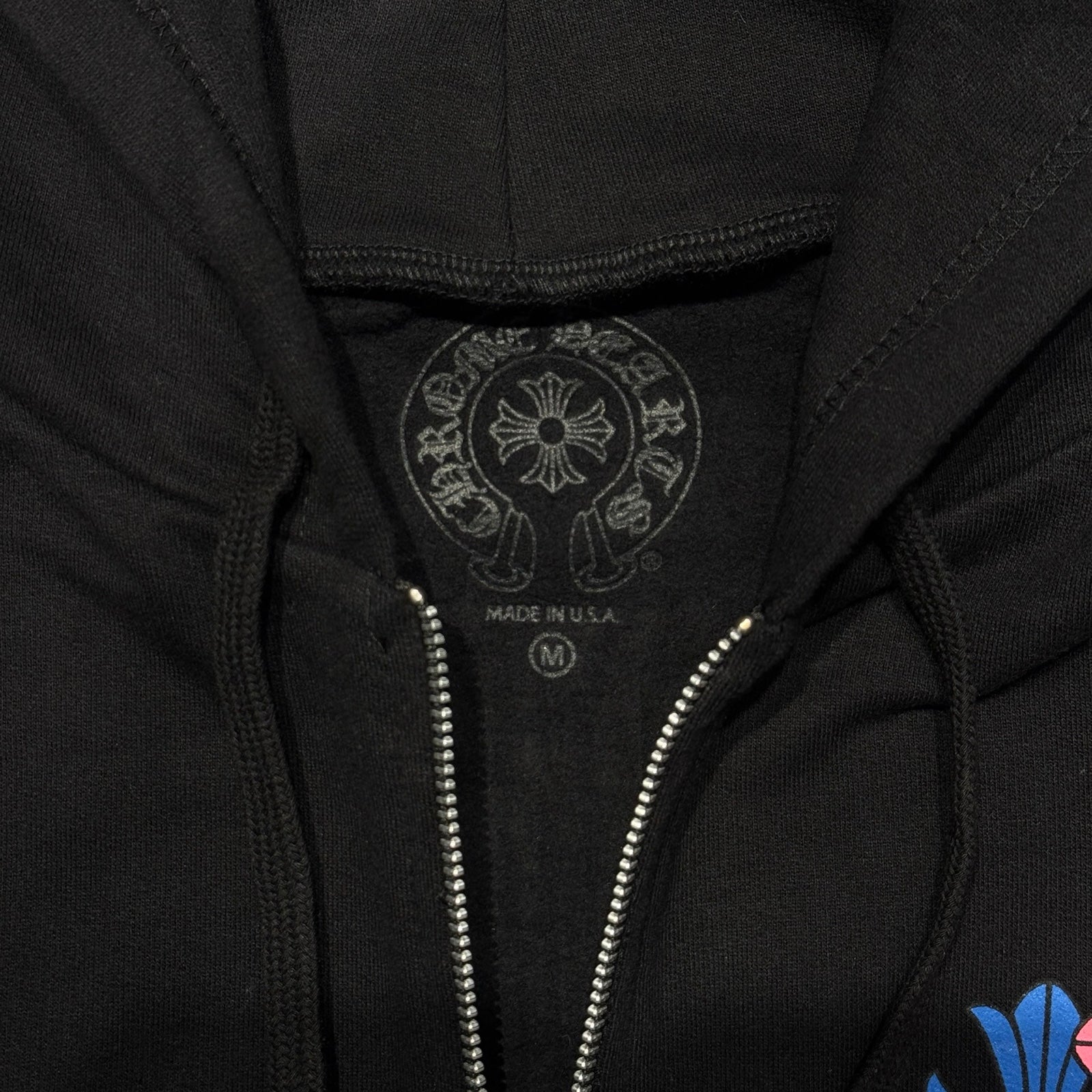 CHROME HEARTS MLTCOL CEM CRS Zip Up Hoodie Size M