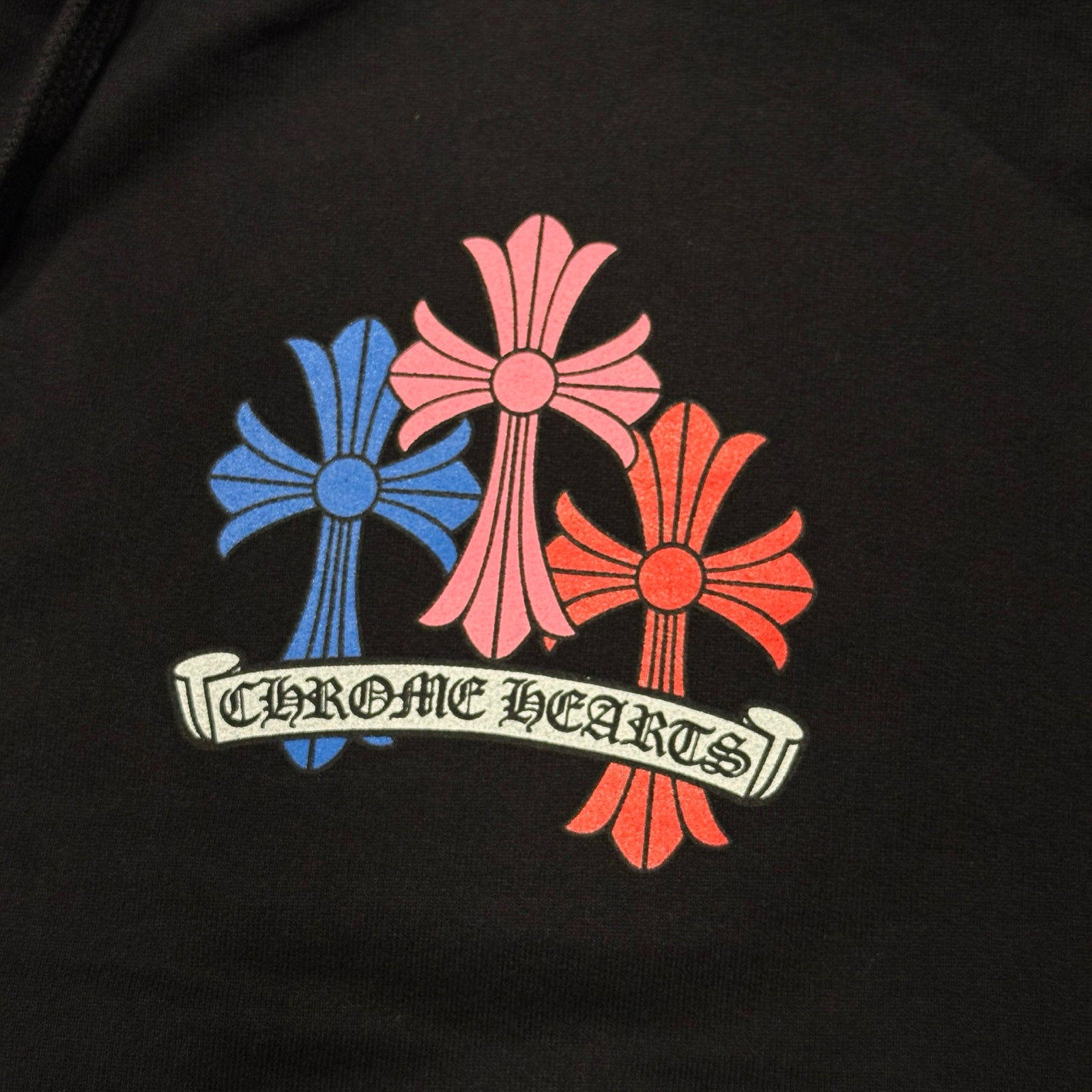 CHROME HEARTS MLTCOL CEM CRS Zip Up Hoodie Size M