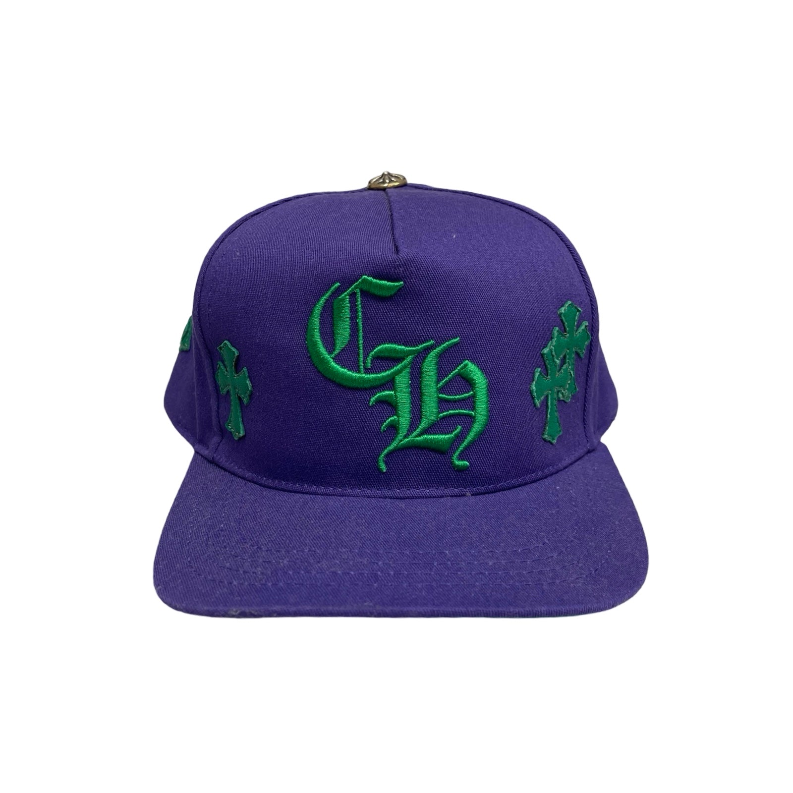 CHROME HEARTS Cemetery Cross Patch Trucker Cap Size ONE SIZE（53-60）