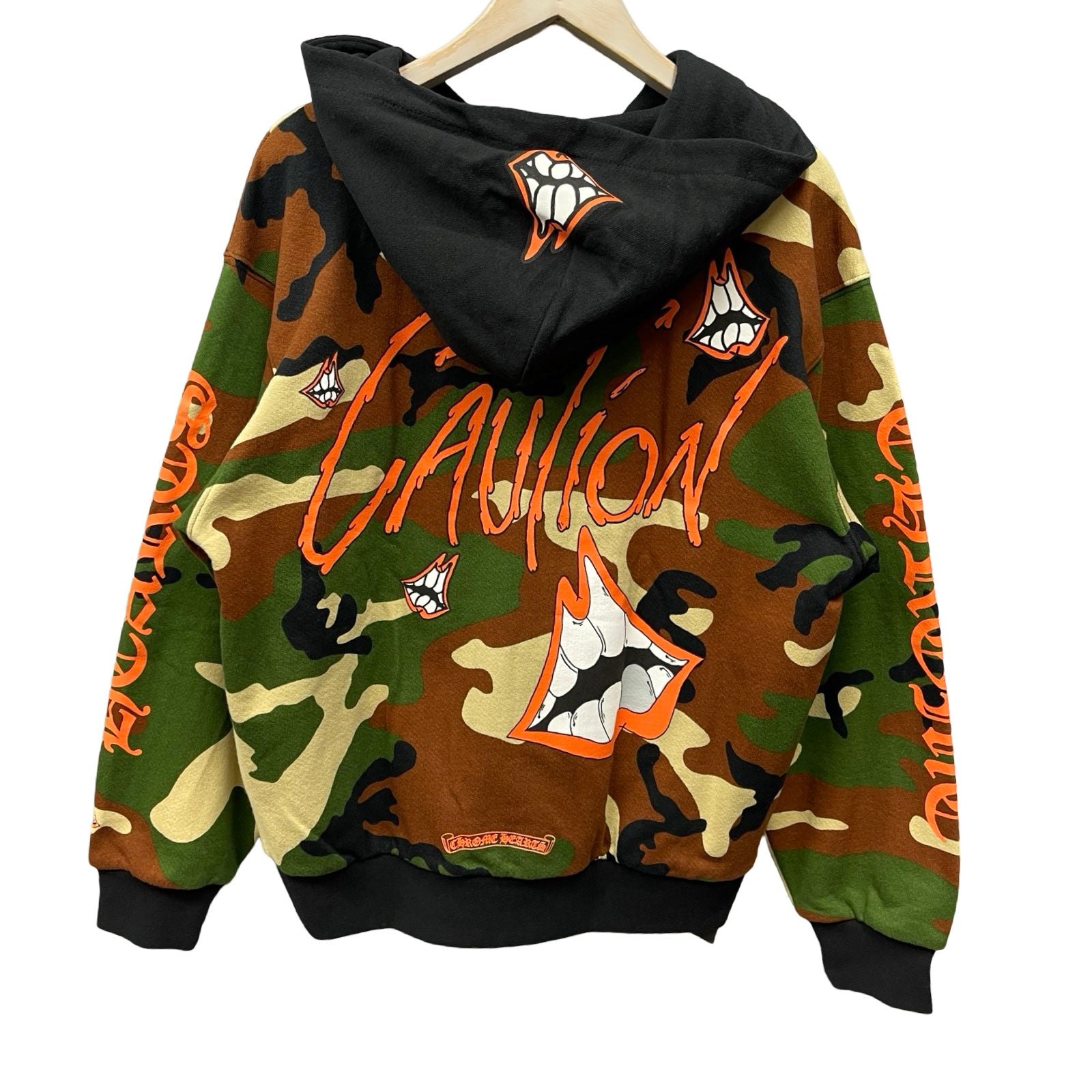 CHROME HEARTS×MATTY BOY 2022SS PPO CAUTION HD ZIP Size M