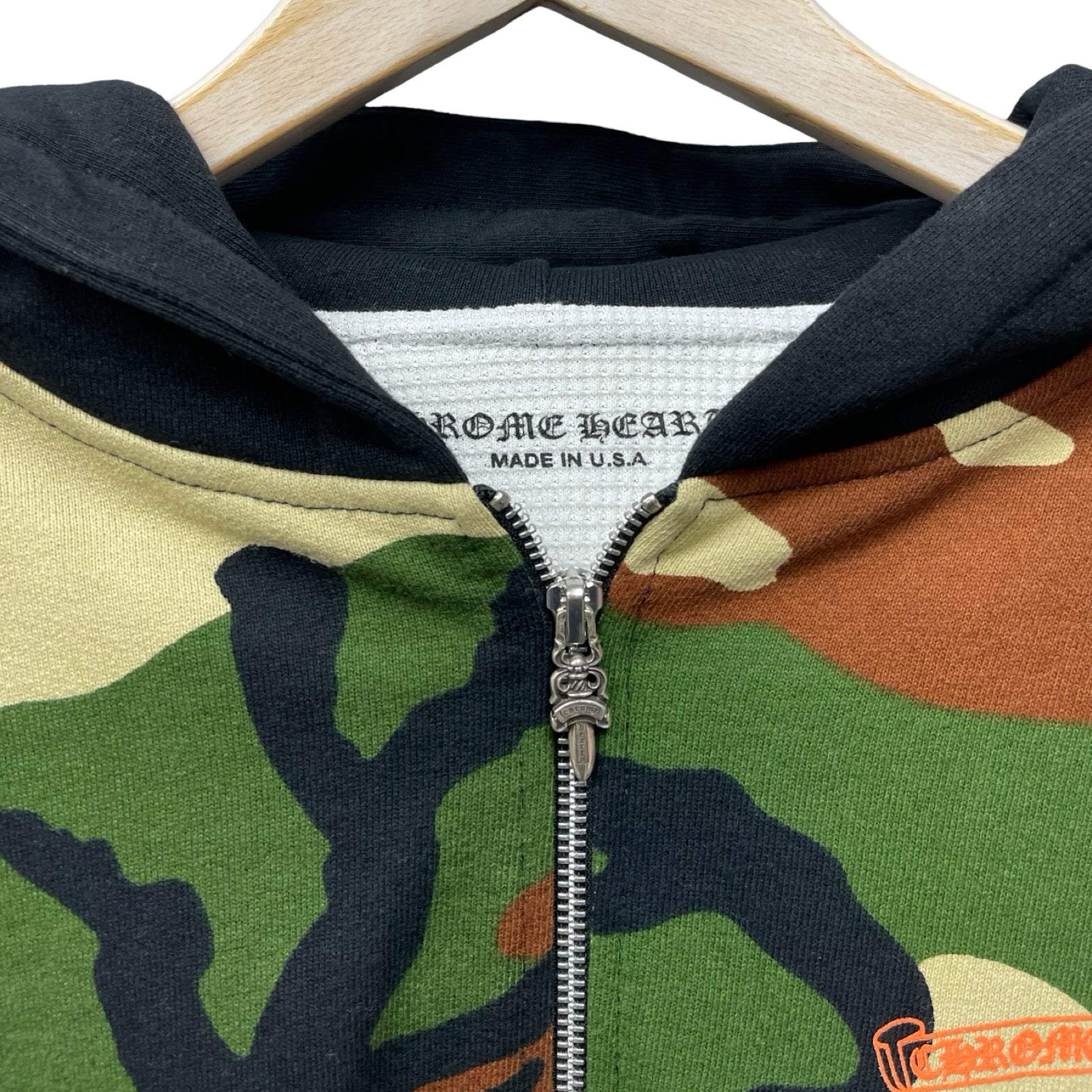 CHROME HEARTS×MATTY BOY 2022SS PPO CAUTION HD ZIP Size M