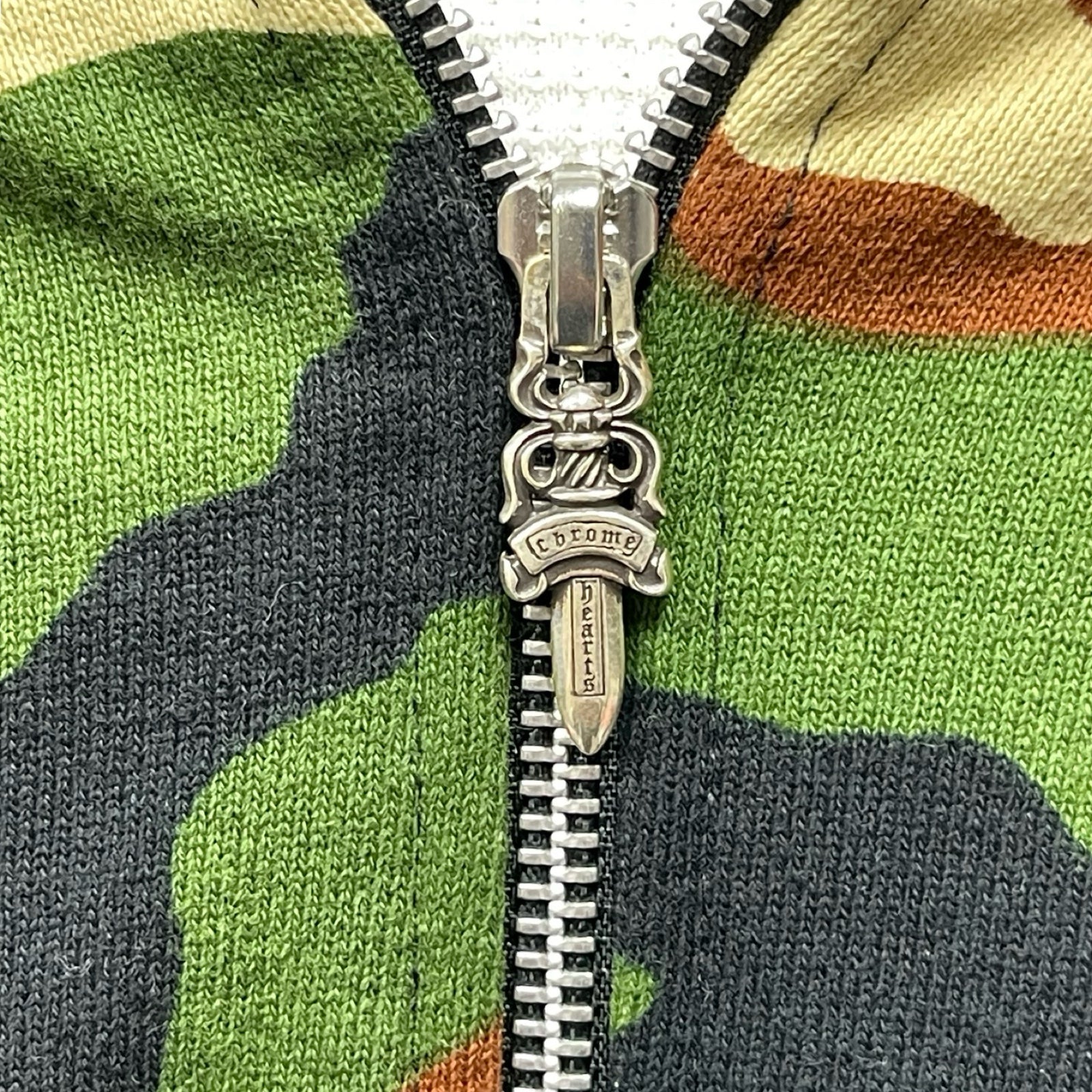 CHROME HEARTS×MATTY BOY 2022SS PPO CAUTION HD ZIP Size M