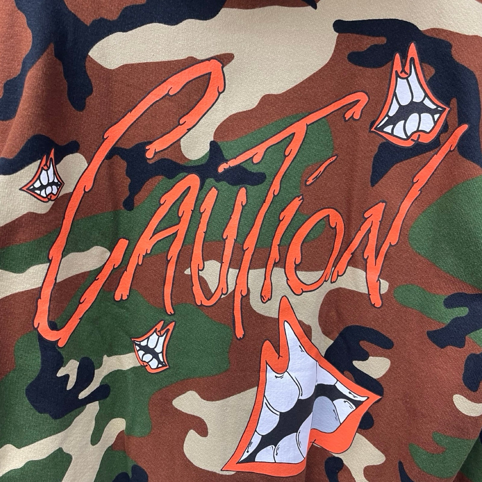 CHROME HEARTS×MATTY BOY 2022SS PPO CAUTION HD ZIP Size M