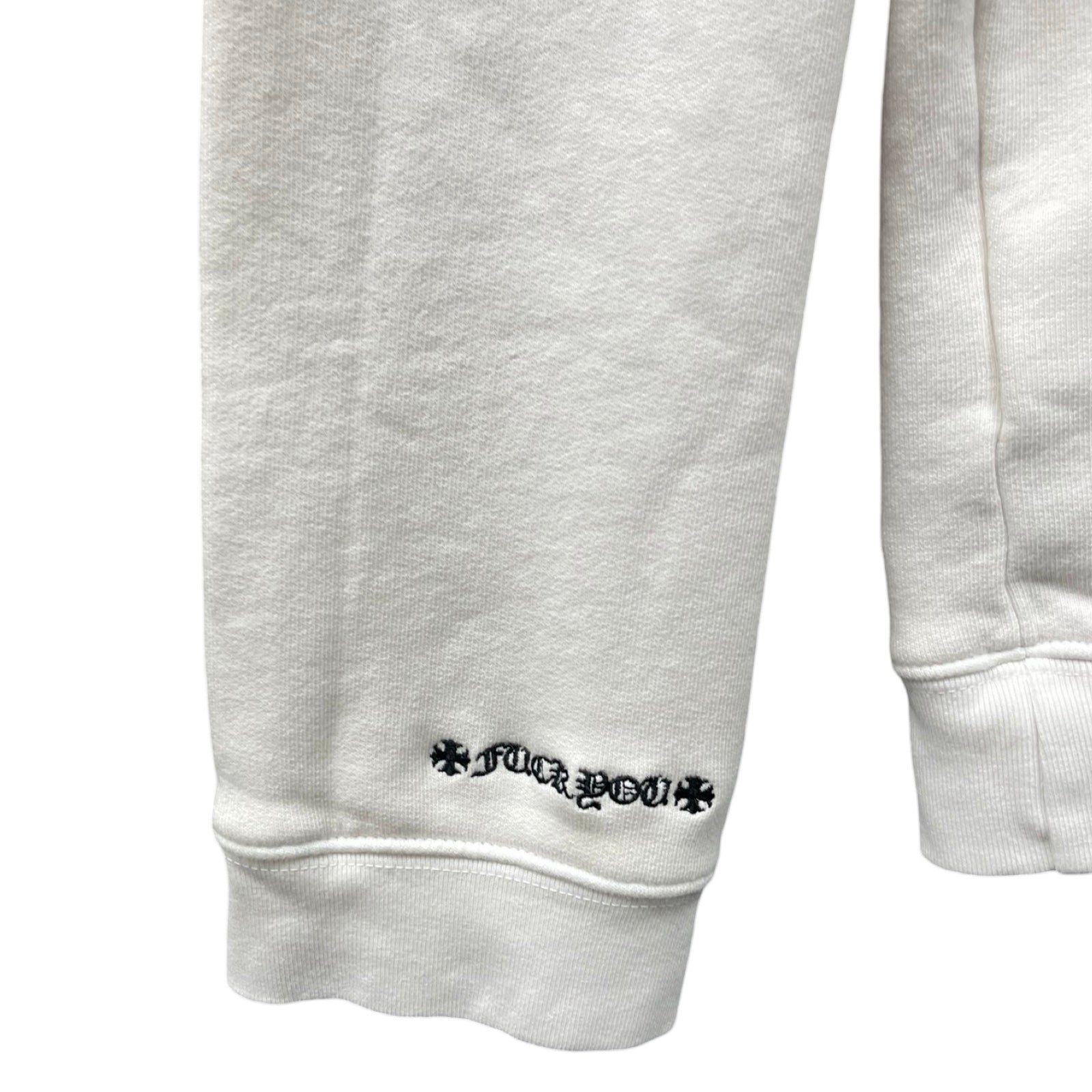 CHROME HEARTS Y NOT Vertical Logo Crewneck Sweatshirt Size XL