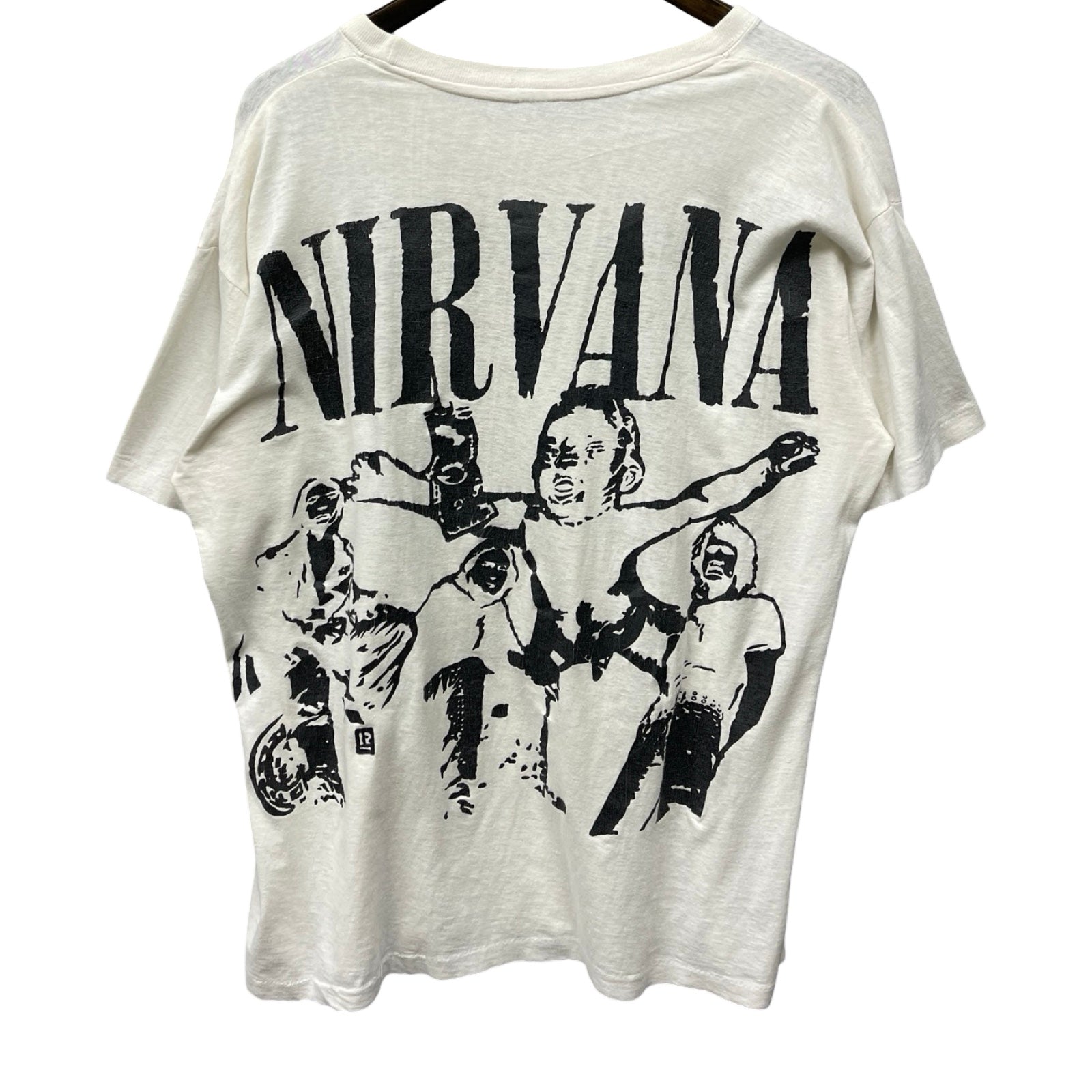 Vintage 90's Nirvana 1991 Never Mind Jacket Print S/S Tee