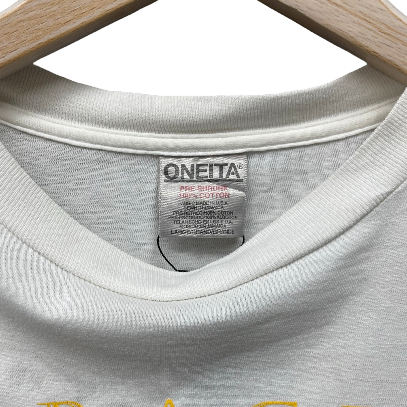 Vintage 90's Forest Gump Miracles Happen Every Day Movie S/S Tee Size L