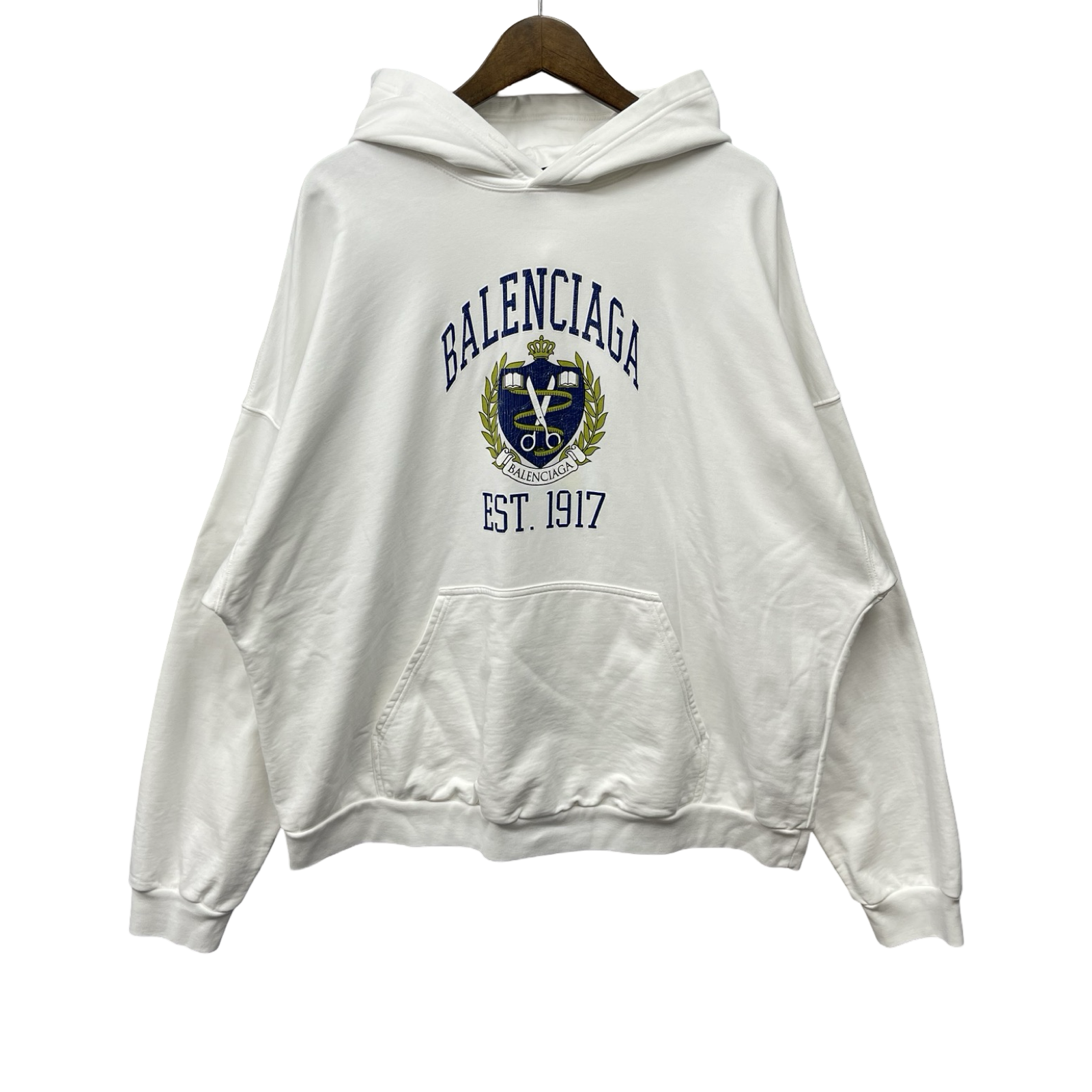 BALENCIAGA 2022SS College Wide Fit Hoodie 674986 TLV90 Size 2