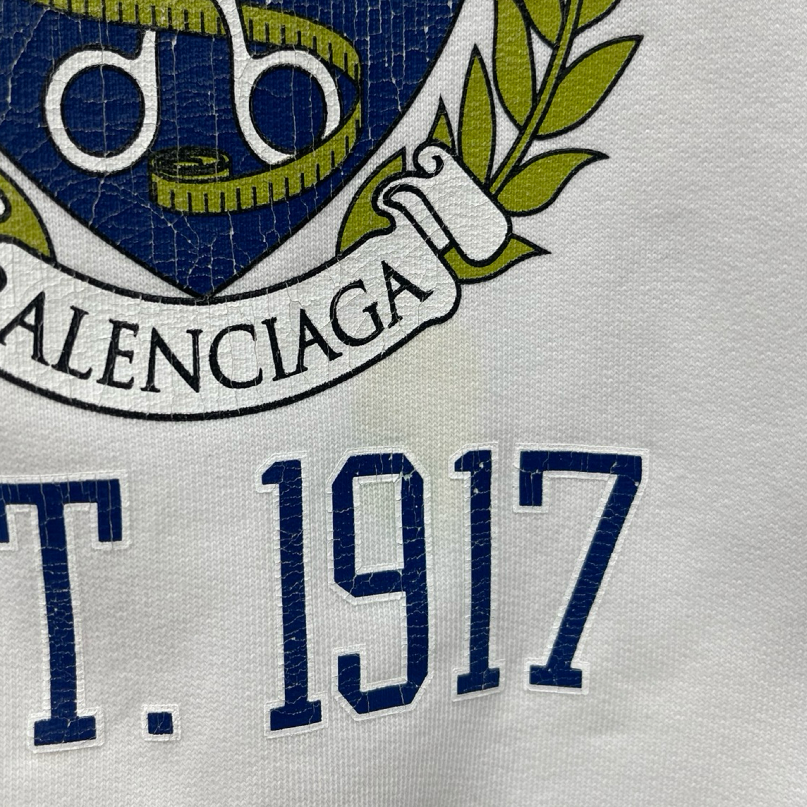 BALENCIAGA 2022SS College Wide Fit Hoodie 674986 TLV90 Size 2