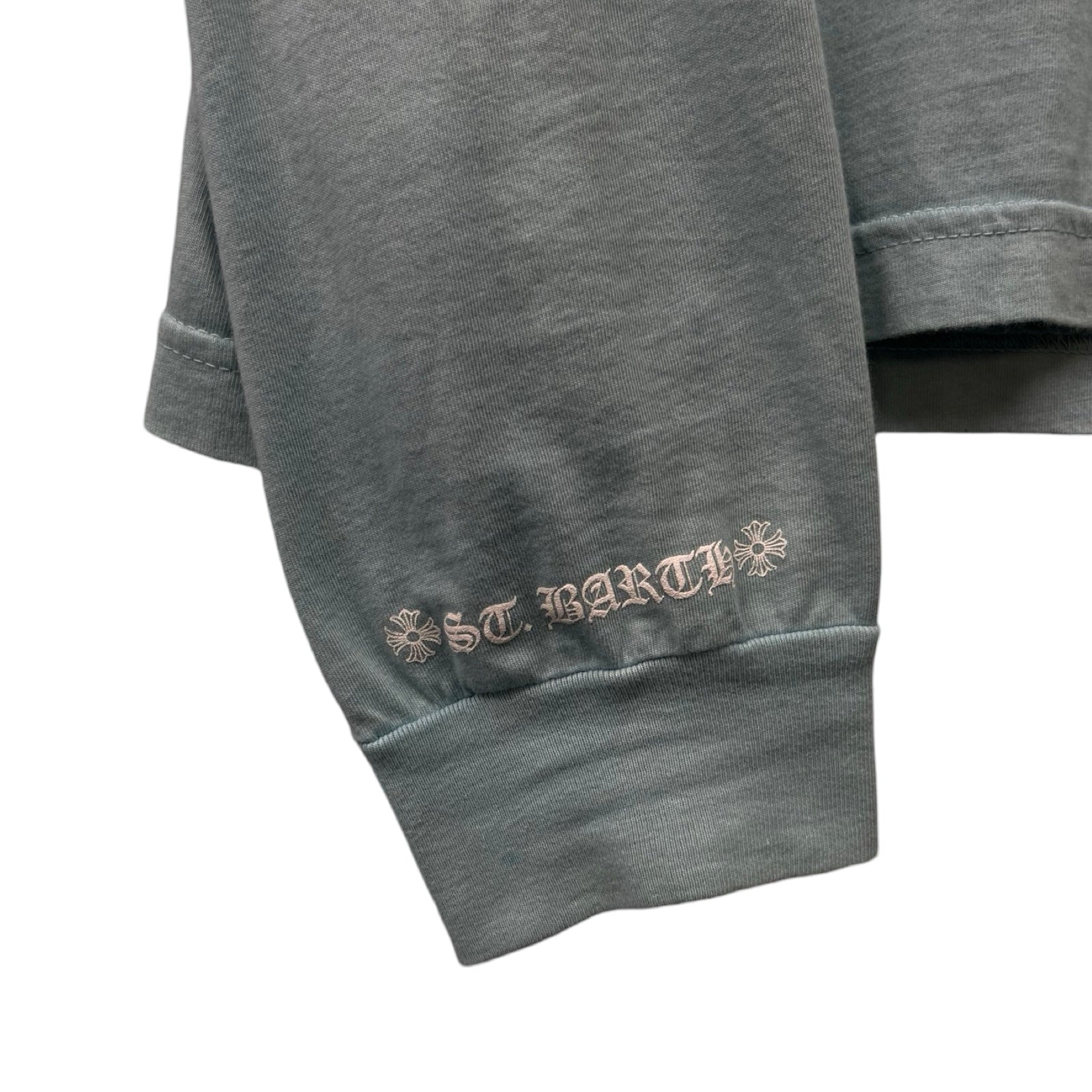 CHROME HEARTS St. Barth Limited Scroll Label Logo Long Sleeve Tee Size L