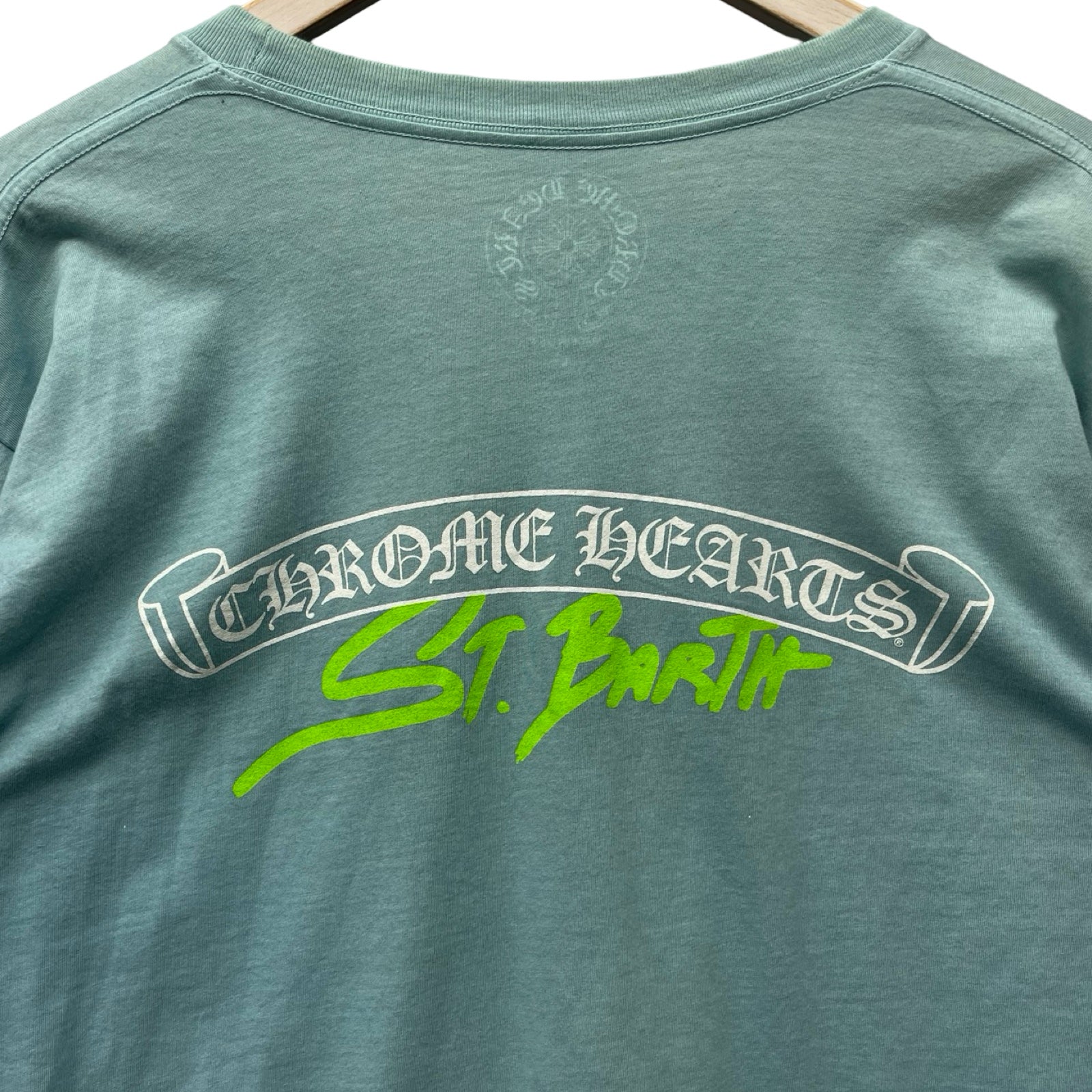 CHROME HEARTS St. Barth Limited Scroll Label Logo Long Sleeve Tee Size L