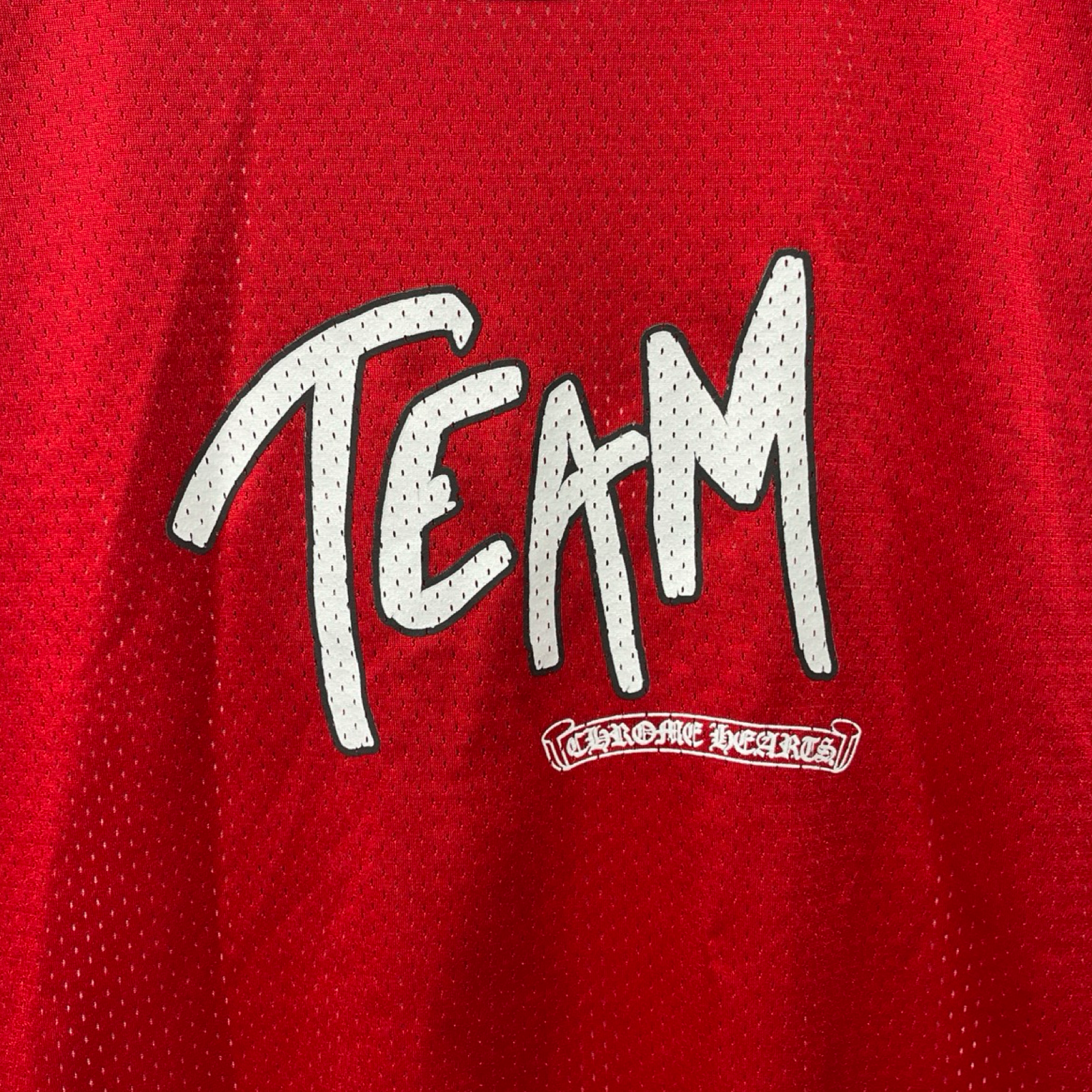 CHROME HEARTS Matty "TEAM" Mesh Warm Up Jersey Size L