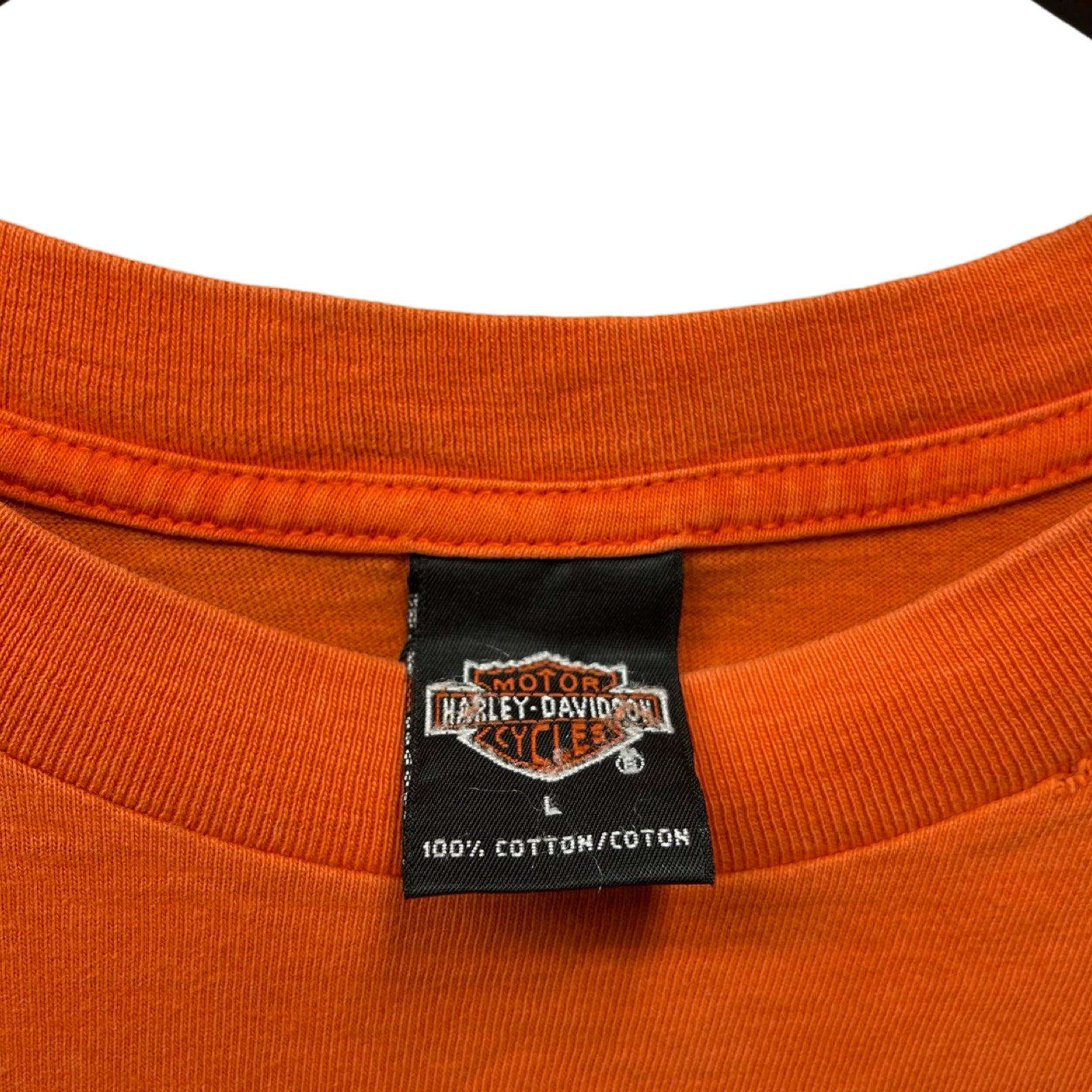 Vintage 90's Harley-Davidson "WHITE'S" Lebanon S/S Tee Size L