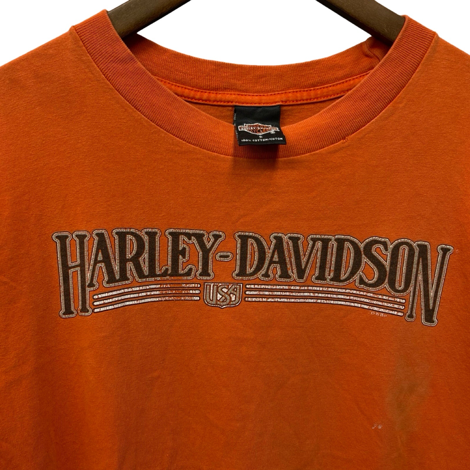 Vintage 90's Harley-Davidson "WHITE'S" Lebanon S/S Tee Size L
