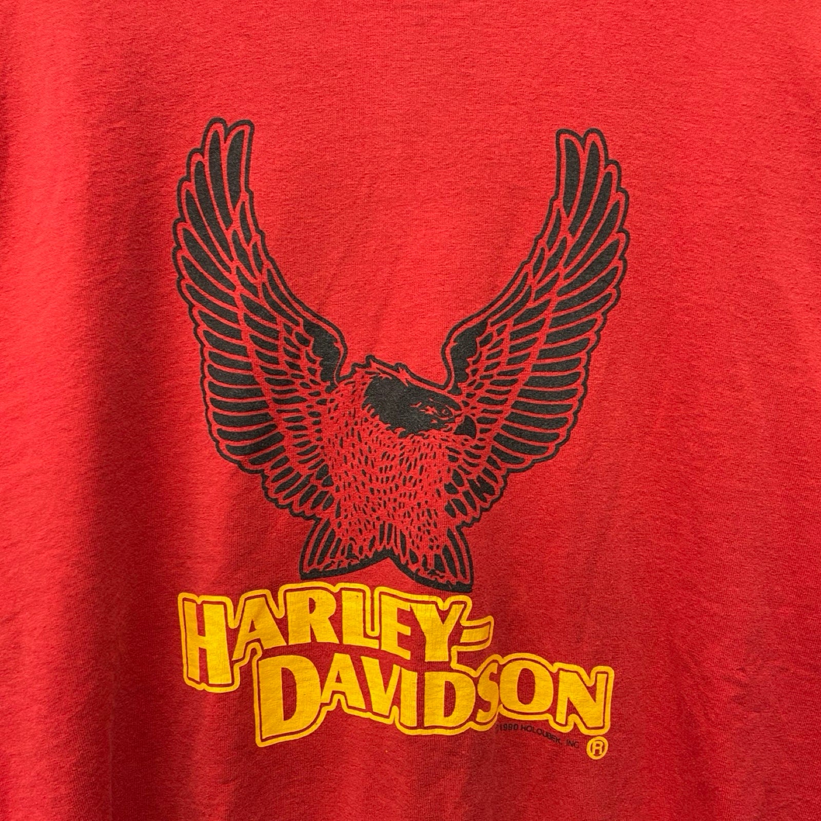 Vintage 90's Harley-Davidson "Eagle Emblem" 1990 S/S Tee Size XL