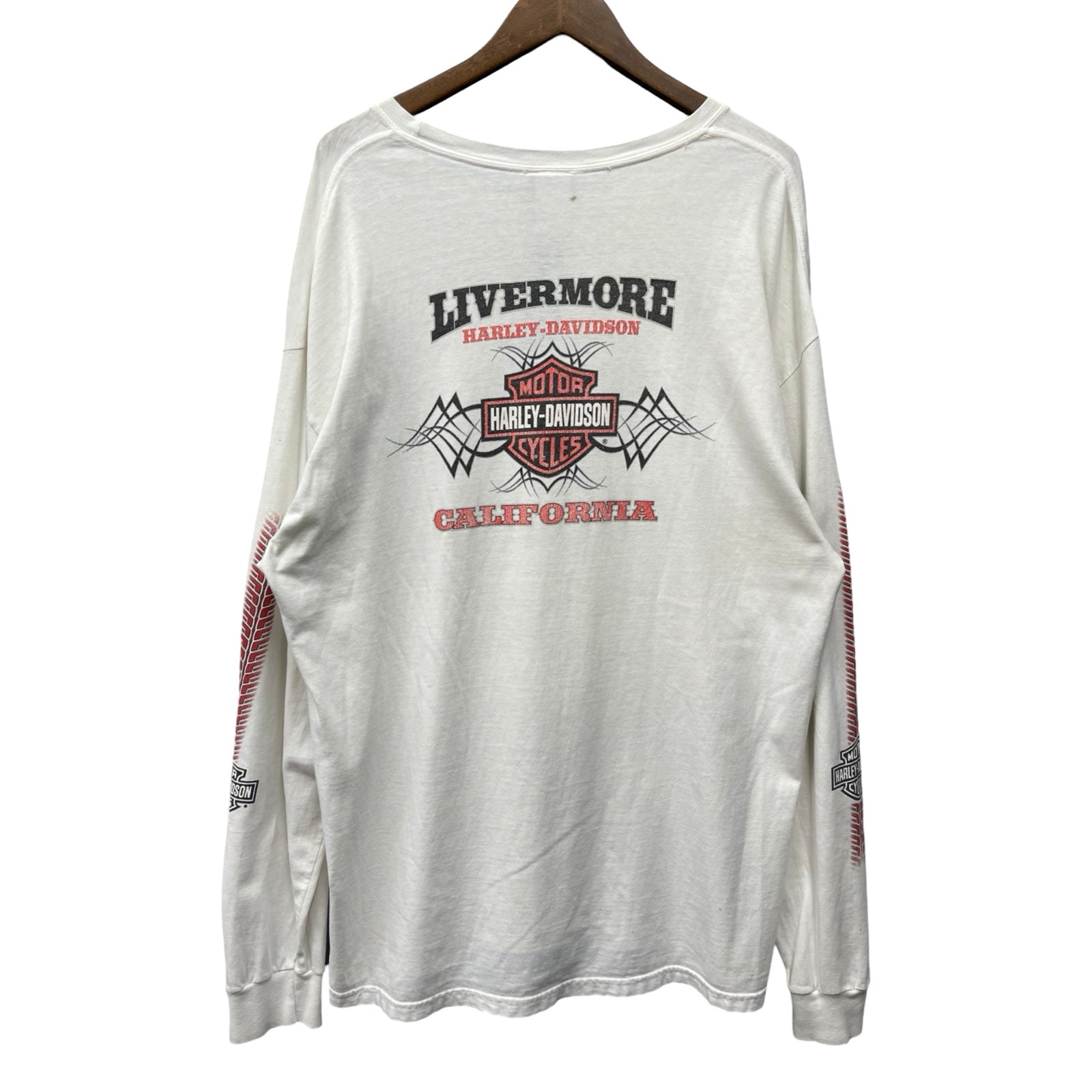 Vintage 00's Harley-Davidson "LIVERMORE" L/S Tee Size XL