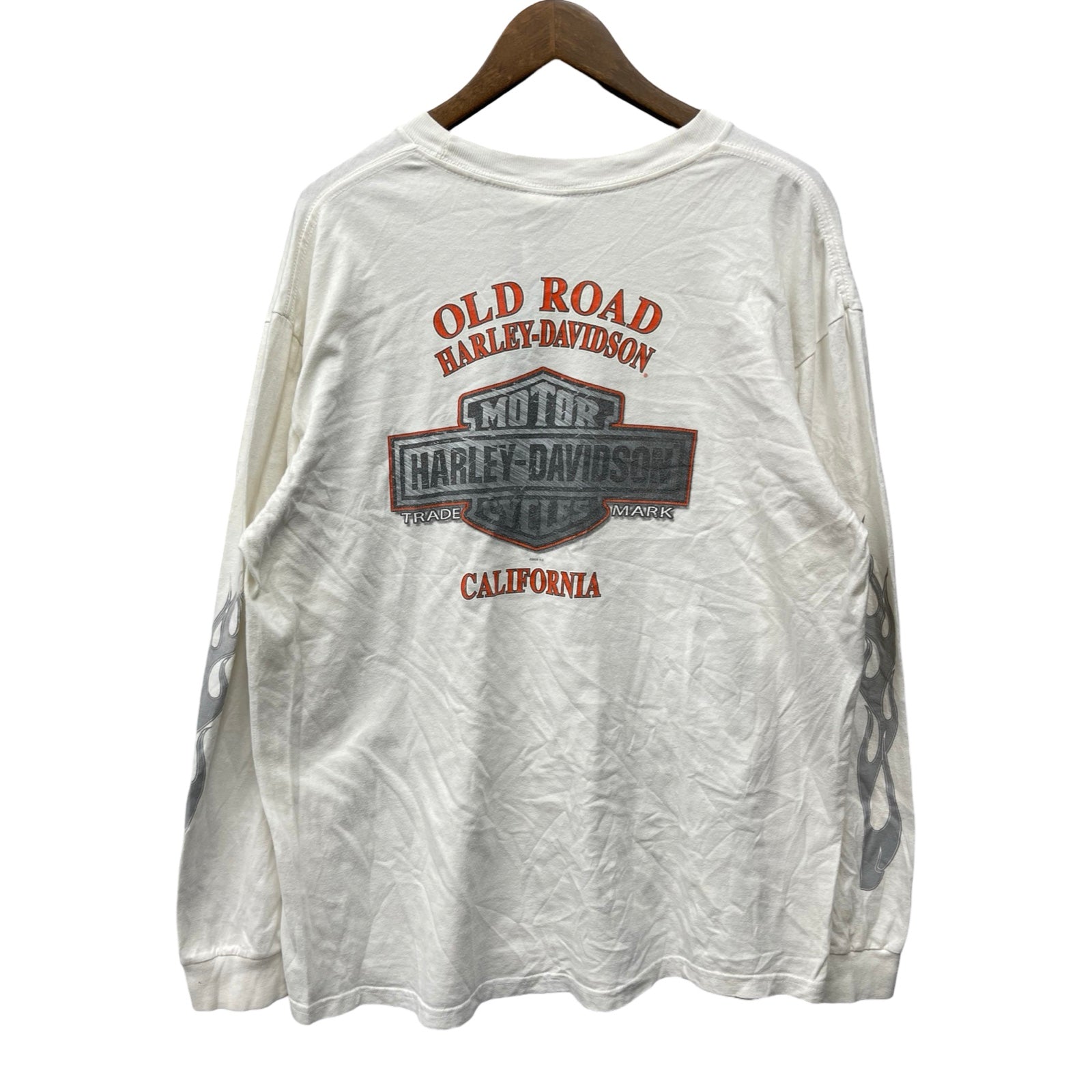 Vintage 00's Harley-Davidson "OLD ROAD" California 2008 L/S Tee Size XL