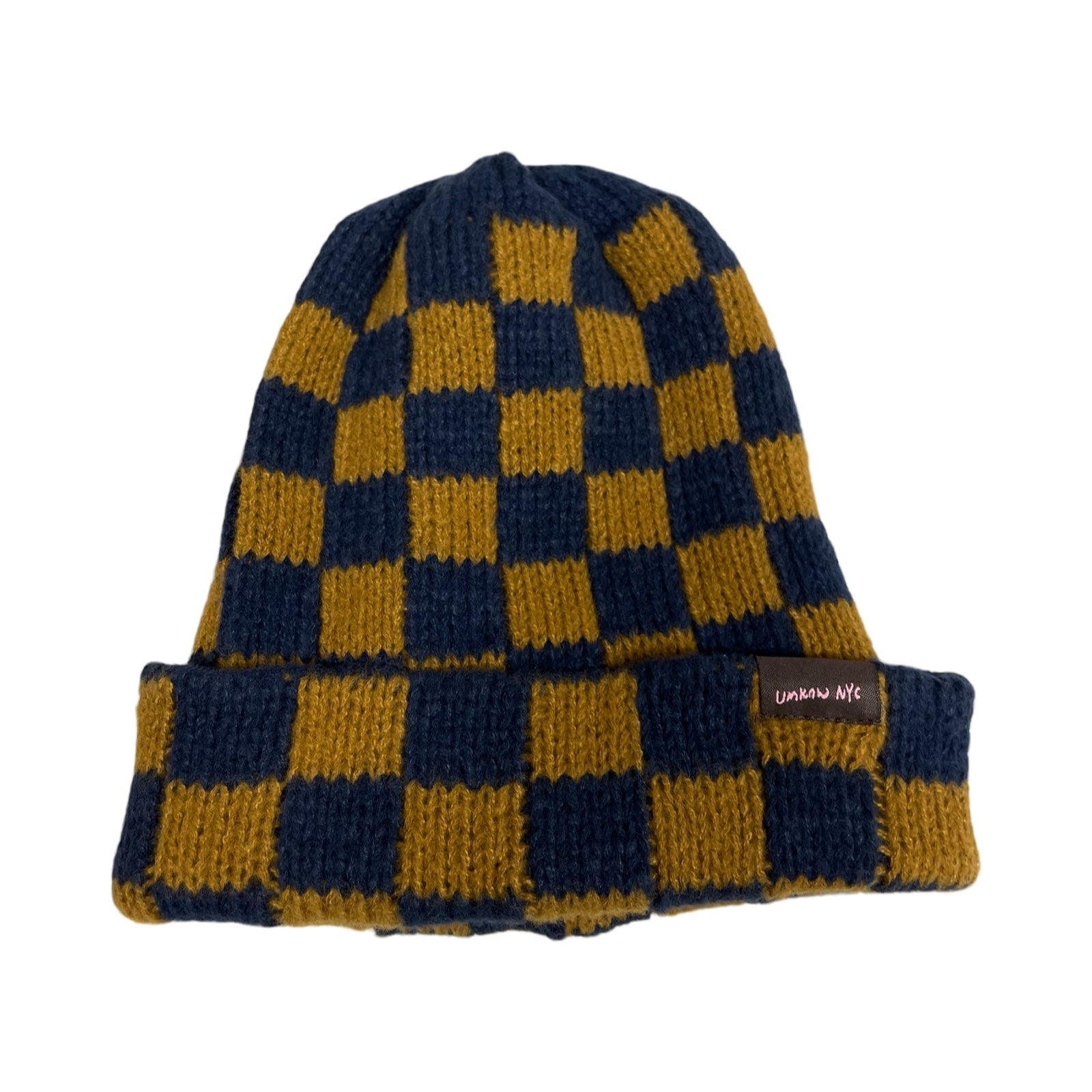 UMKOW 2024AW UMKOW NYC Check Knit Cap Beanie Size FREE
