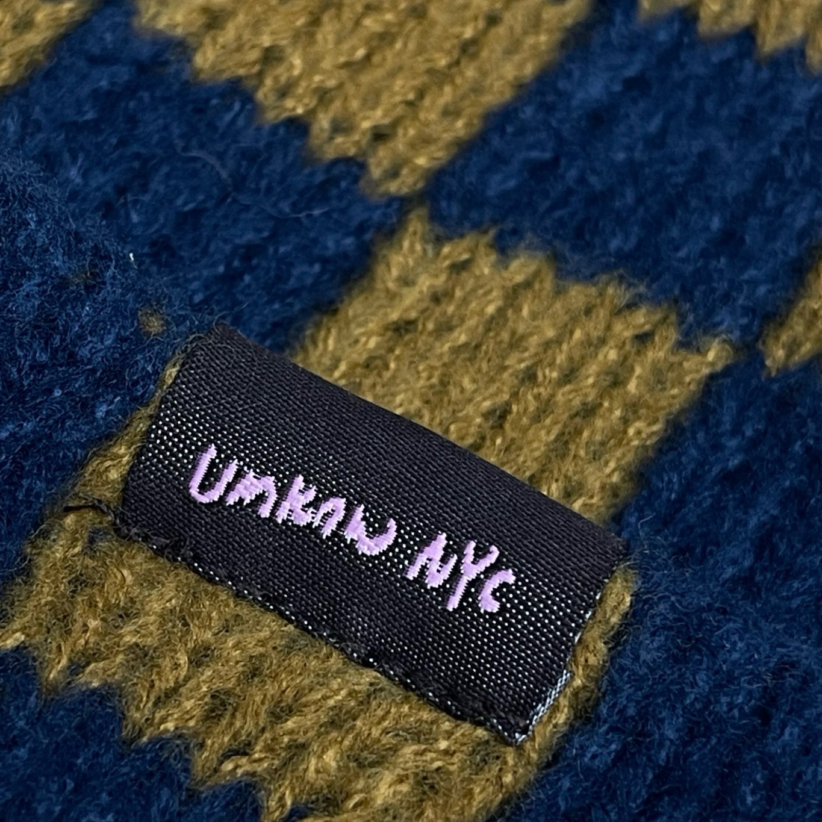 UMKOW 2024AW UMKOW NYC Check Knit Cap Beanie Size FREE