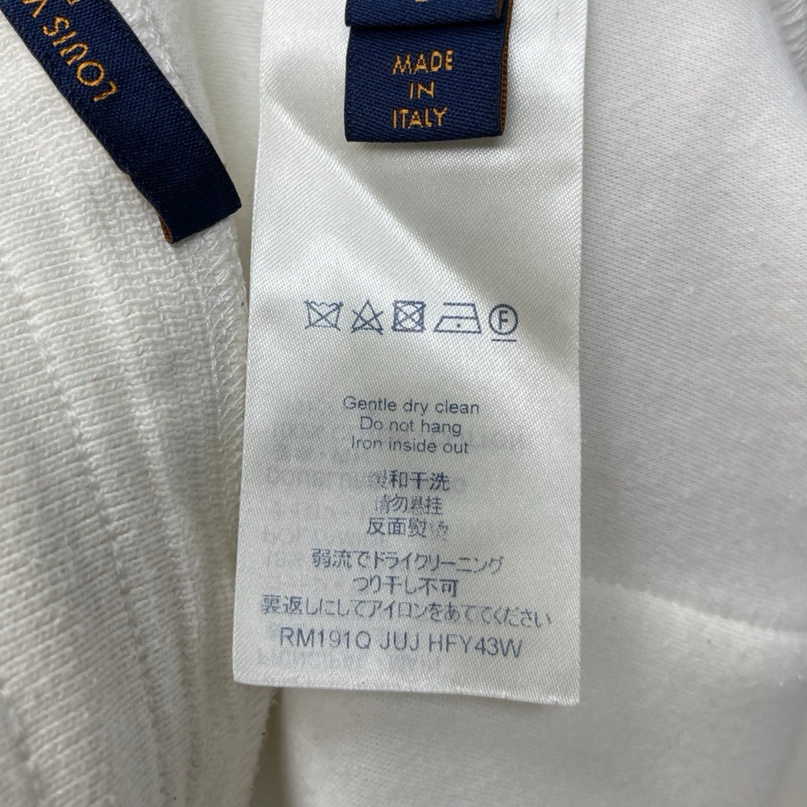 LOUIS VUITTON 2019SS Zip Design Sweat Pants Size L