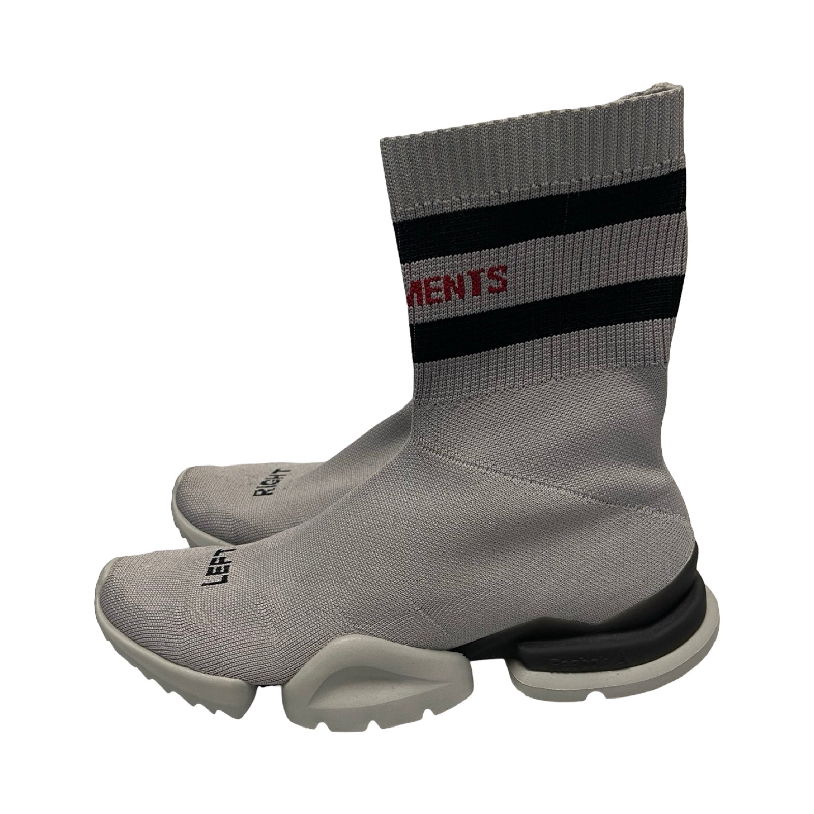 VETEMENTS × Reebok 2017AW Sock Runner High Top Sneaker HongKong Limited Size7.5（25.5cm）