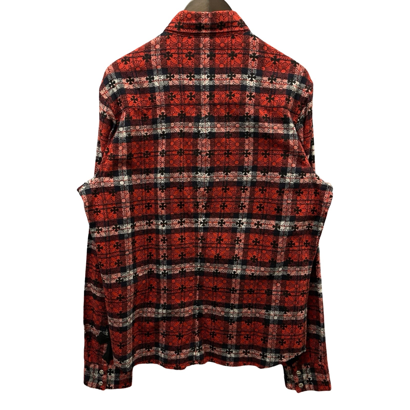 CHROME HEARTS Loose Ends Check Shirt Size L