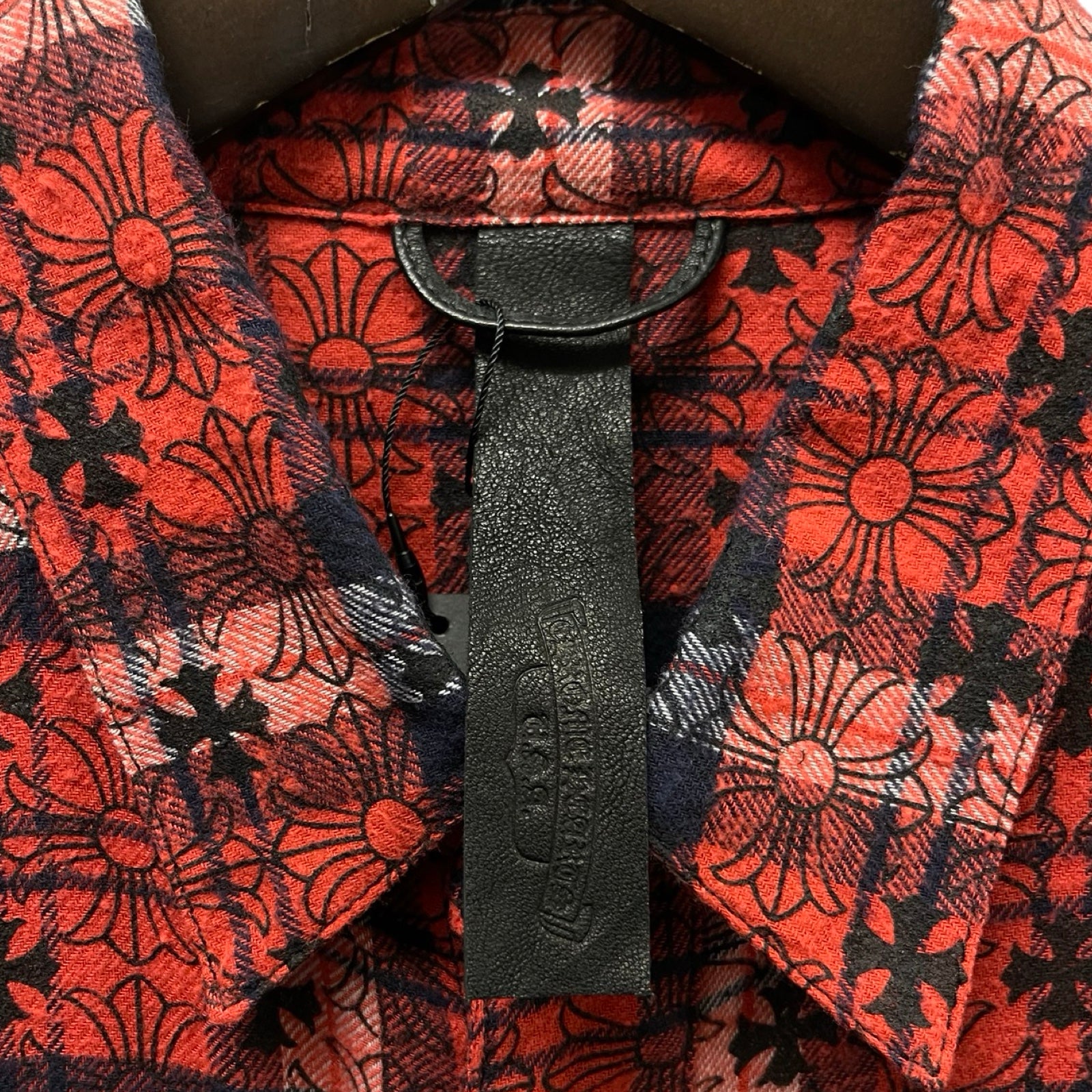 CHROME HEARTS Loose Ends Check Shirt Size L