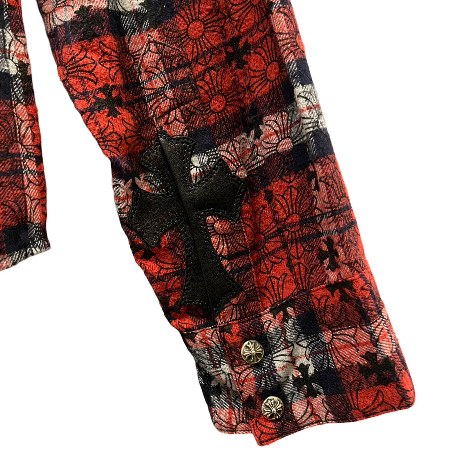 CHROME HEARTS Loose Ends Check Shirt Size L