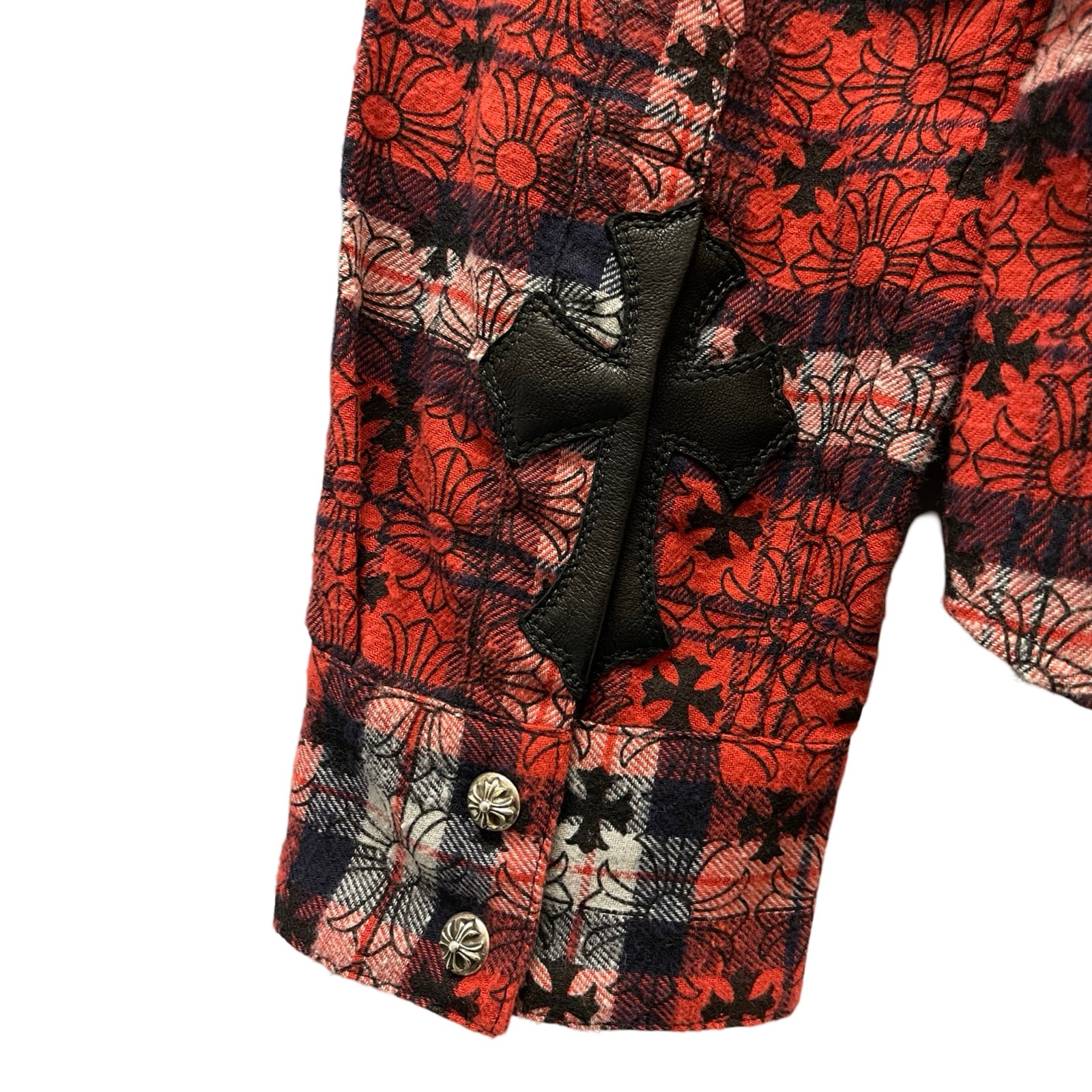 CHROME HEARTS Loose Ends Check Shirt Size L