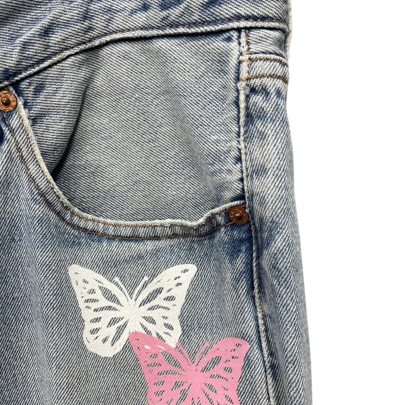 ABOUT DREAMS Butterfly Jeans Size W34 L34
