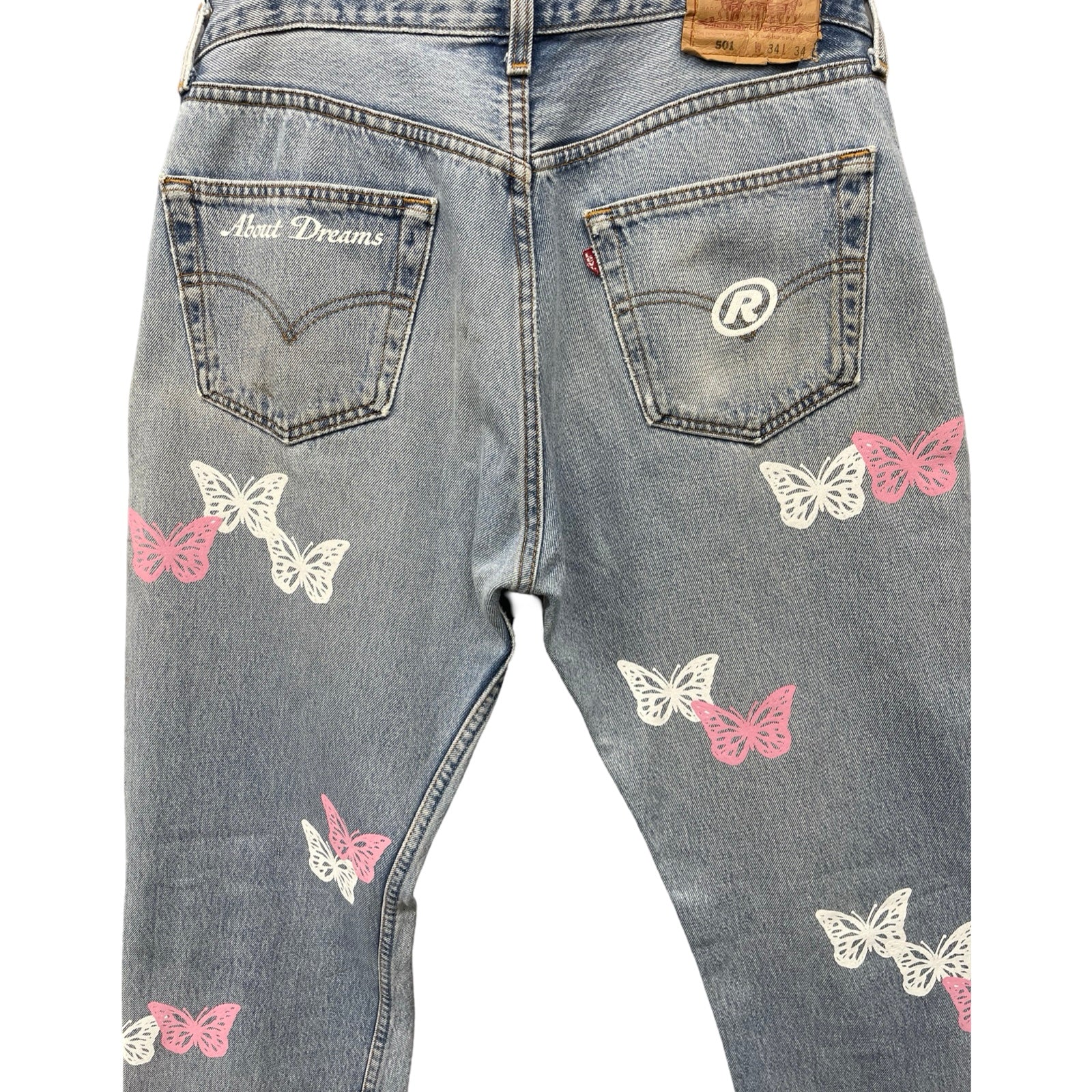 ABOUT DREAMS Butterfly Jeans Size W34 L34
