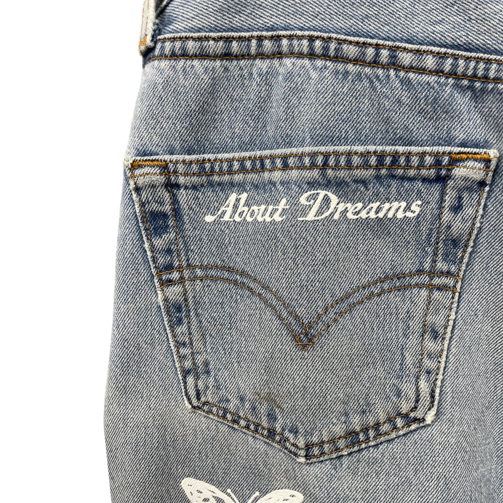 ABOUT DREAMS Butterfly Jeans Size W34 L34 – MEMENTOS ONLINE SHOP