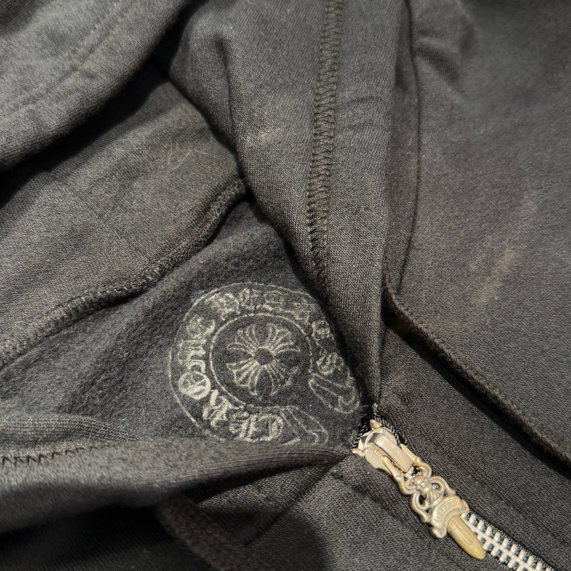 CHROME HEARTS St. Barth Limited Horseshoe Zip Up Hoodie Size XL