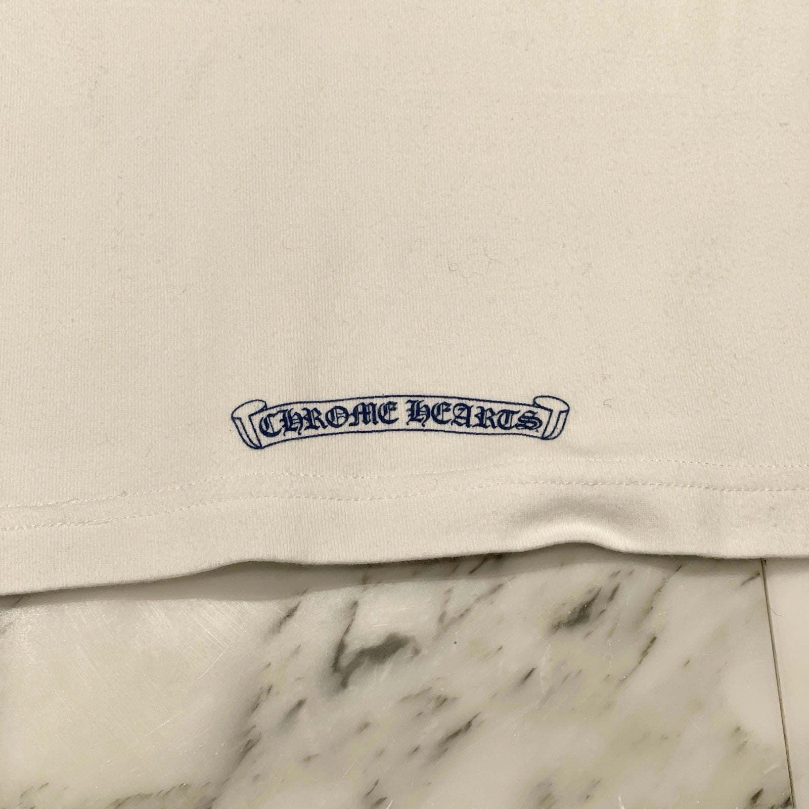 CHROME HEARTS CH Logo Print Horseshoe Raglan Long Sleeve Tee Size