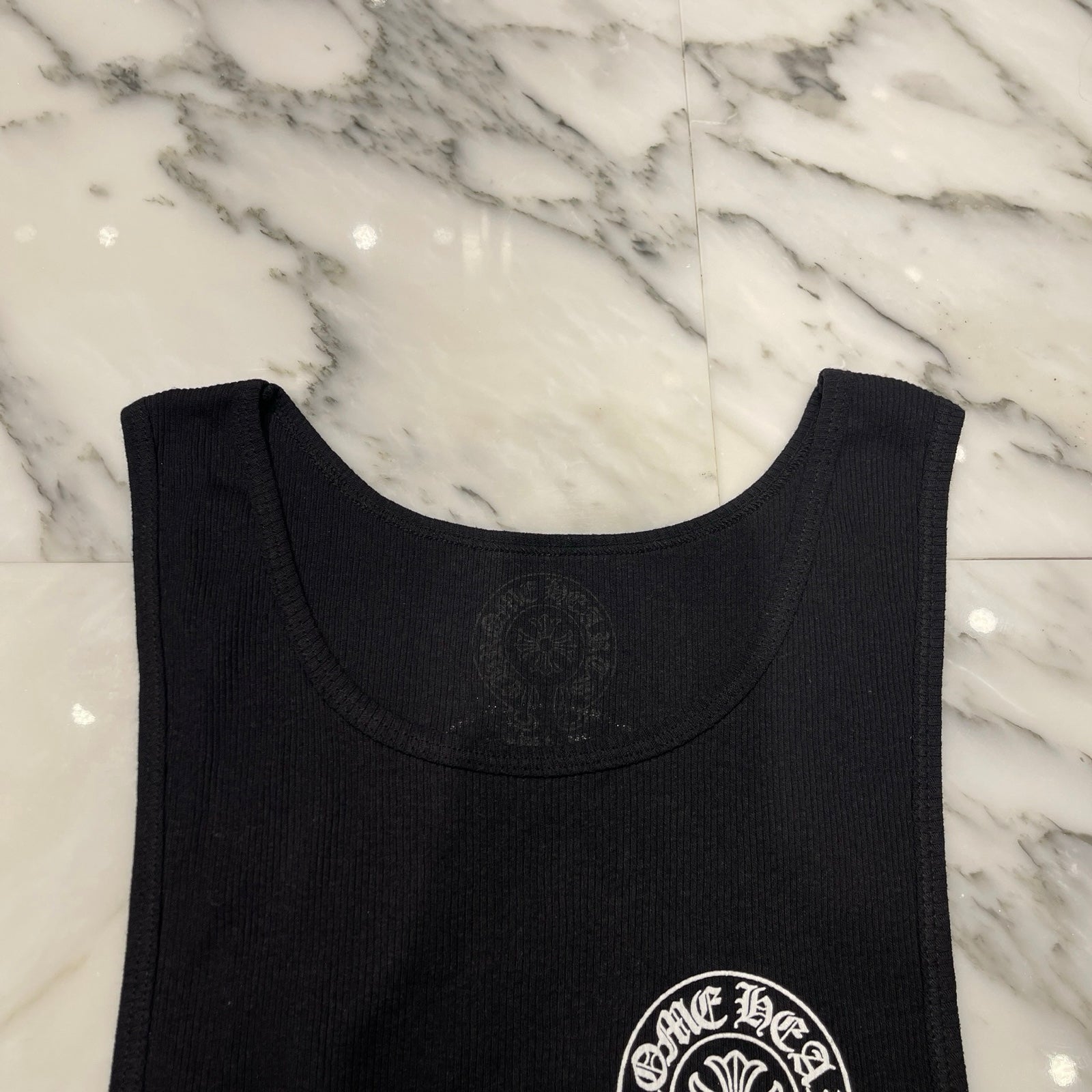 CHROME HEARTS Horseshoe Logo Tank Top Size L